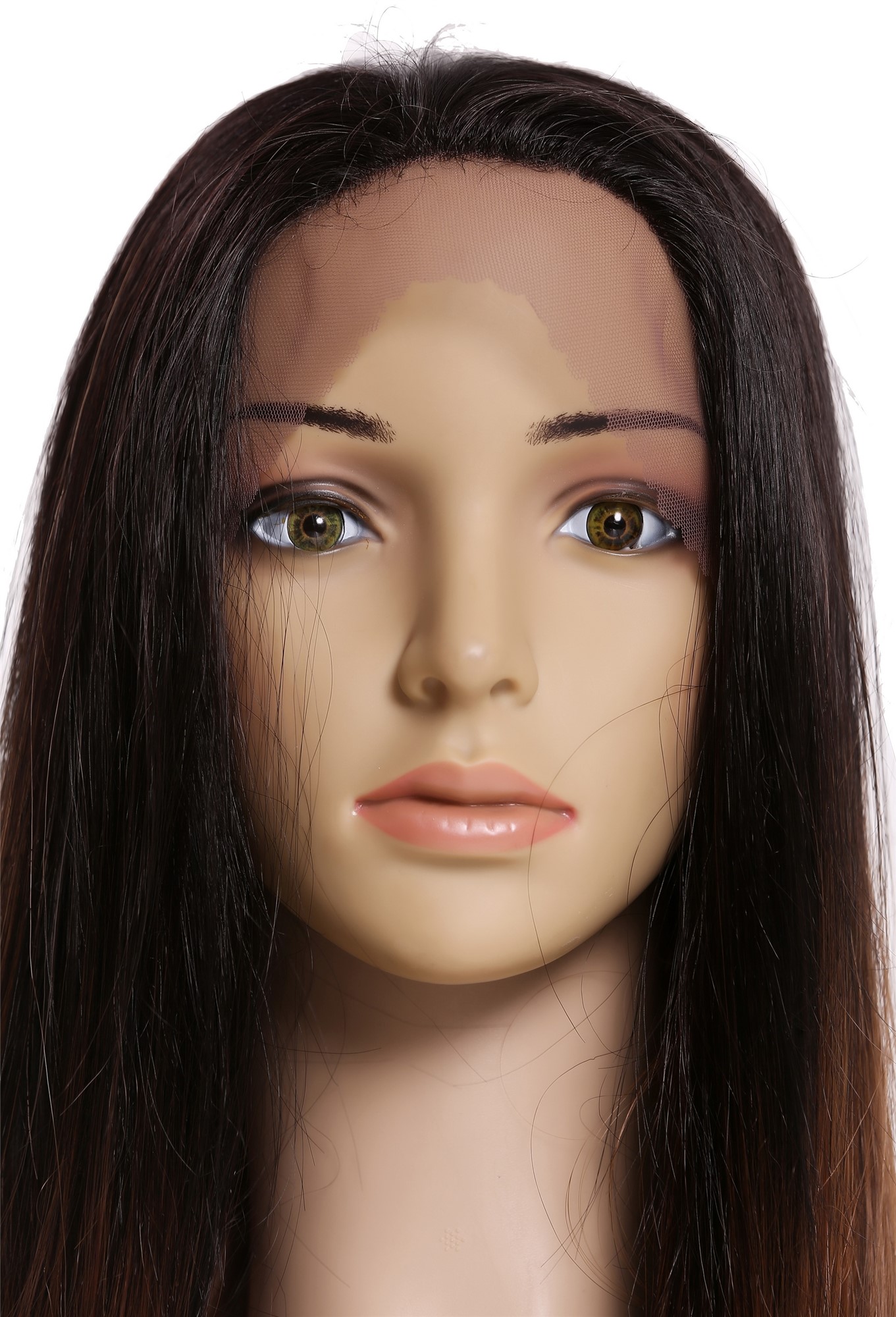 Lady wig lace front long sleek dark brown copper brown ombre mix RGF-6082-LF, view 6, WIG ME UP: Your Perücken Online Shop Quality Wigs, Ladies, black-brown-copper-brown mix, straight, long