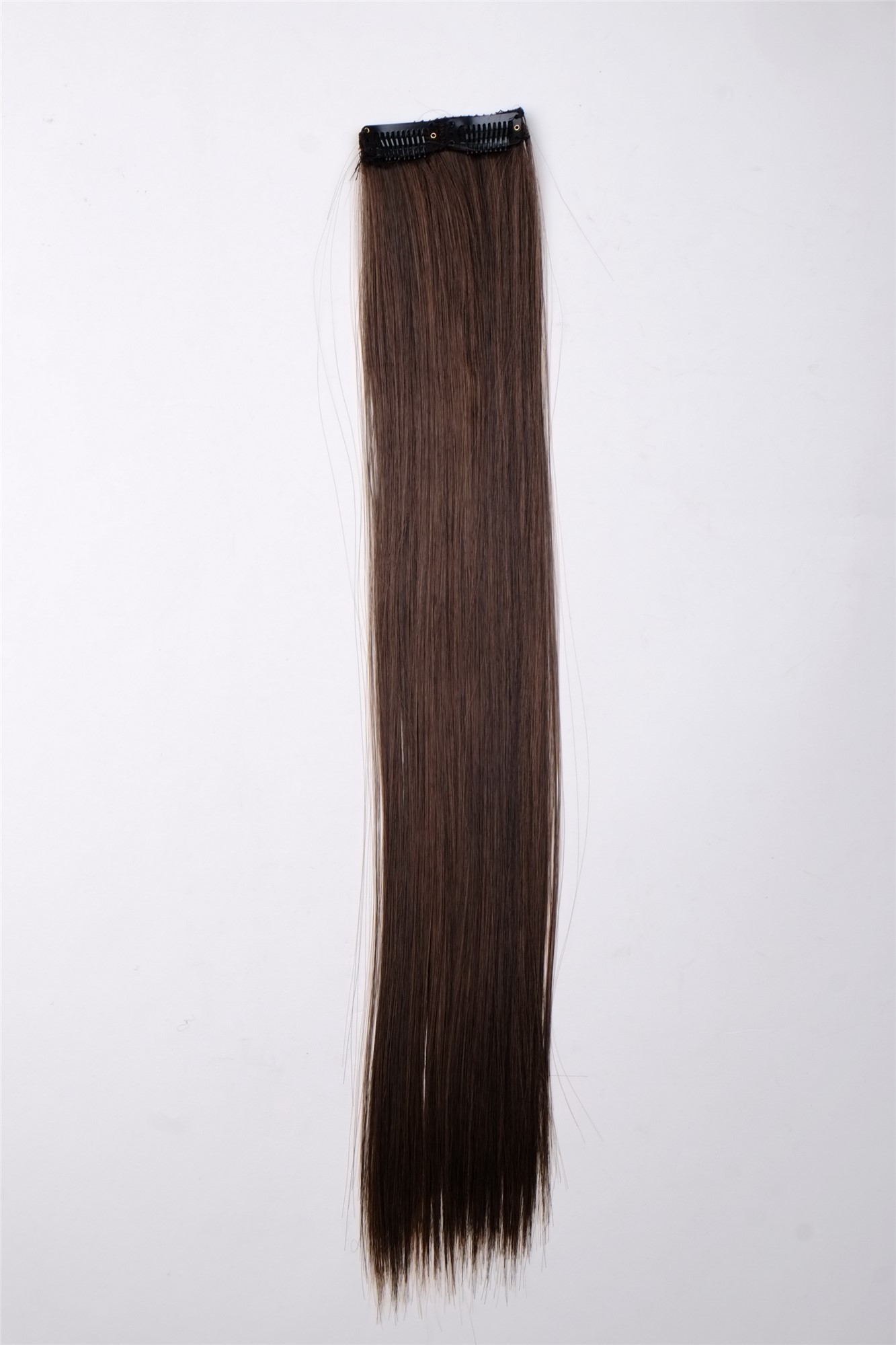 glatte Extensions Braun-Mix 45 cm lang