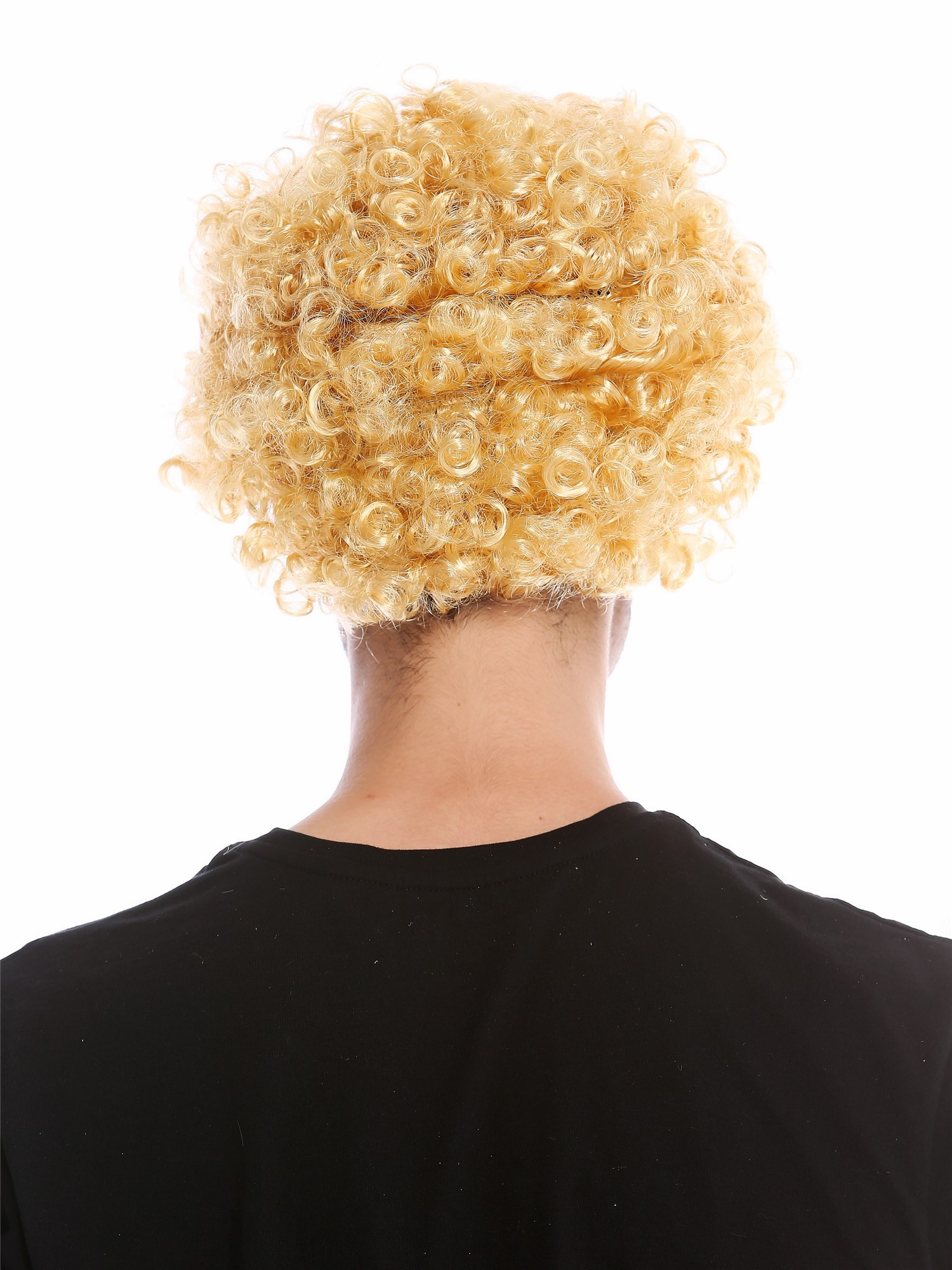 Party Wig, Unisex, Blonde, curled, short