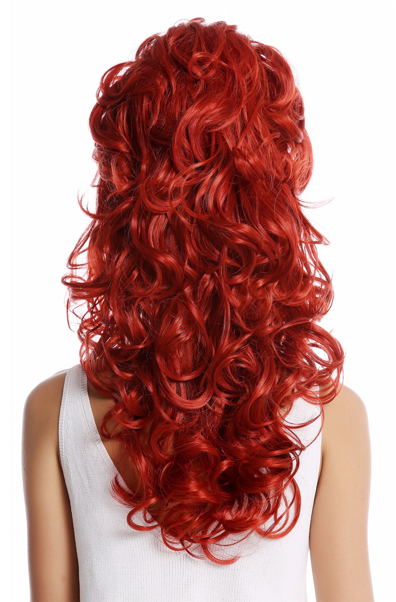 Quality Wigs, Ladies, Red, curled, long