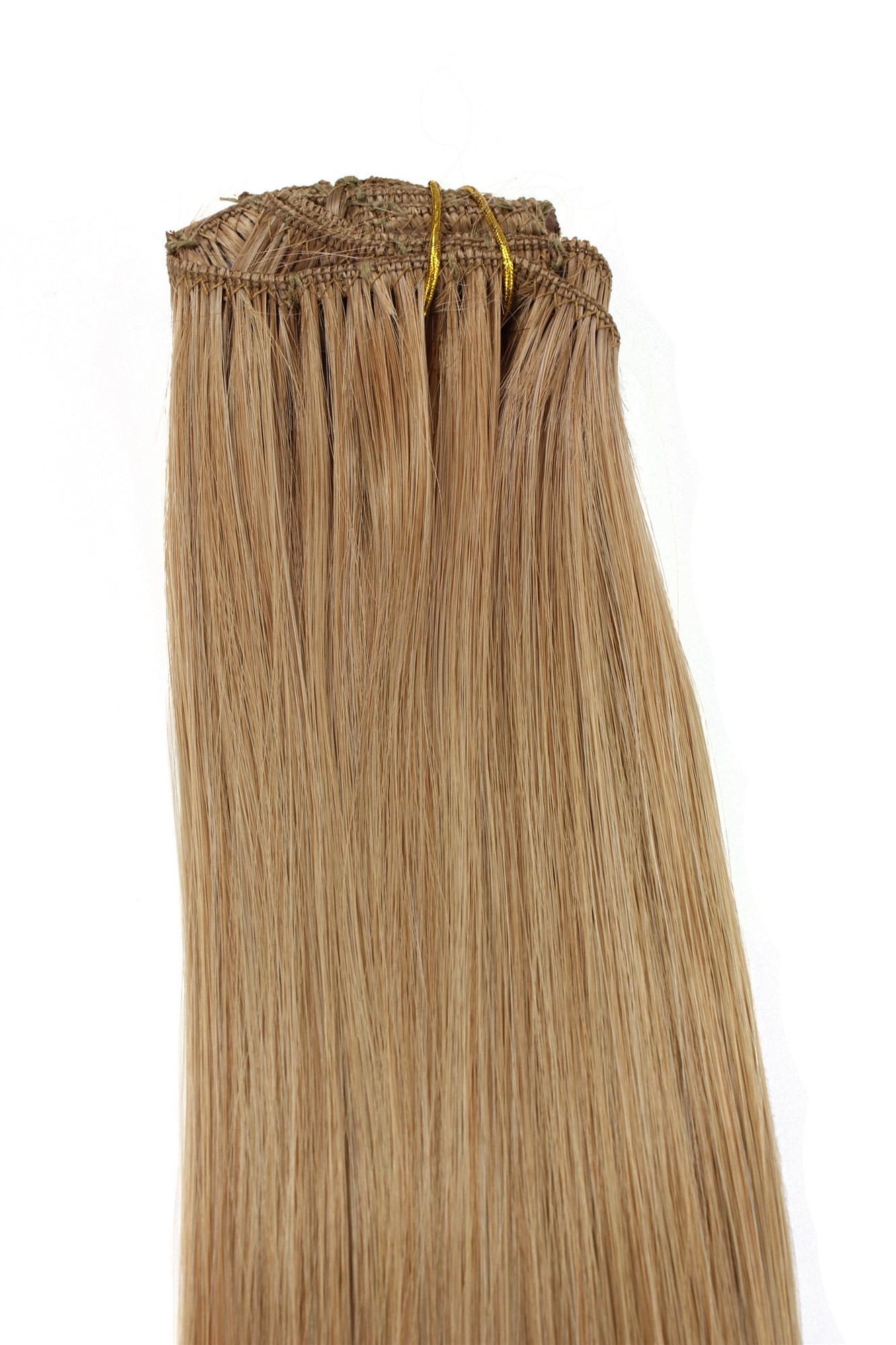 glatte Extensions Aschblond 40 cm lang