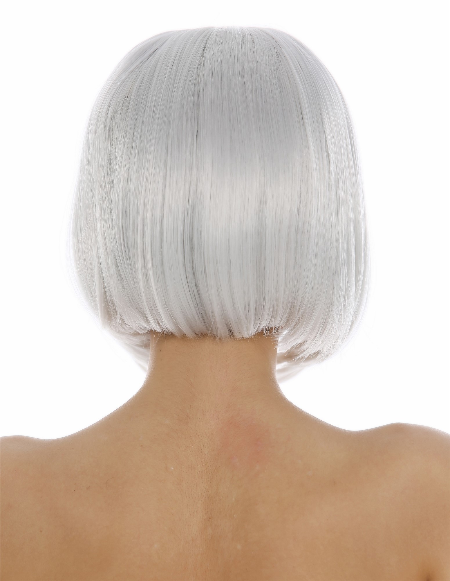 Quality Wigs, Ladies, white-gray, straight, short