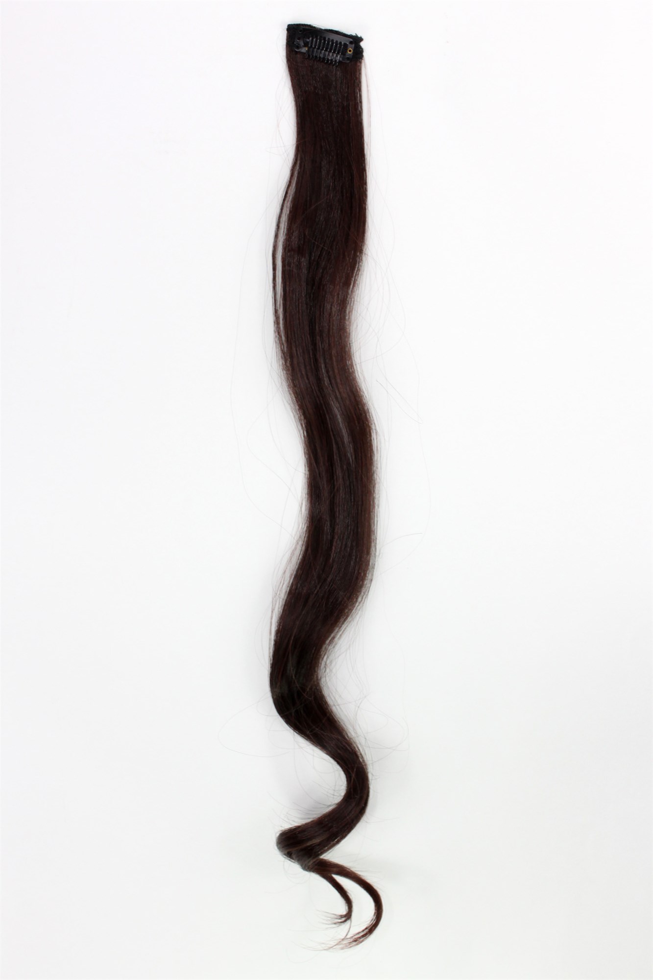 wellige Extensions Kastanienbraun 63 cm lang