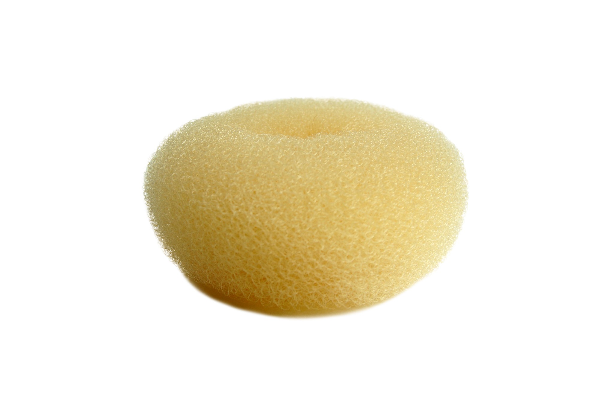 Bun Cushion Donut as Base for Hairbun Hairknot blonde 4x2 inches RH-046, front view, WIG ME UP: Your Perücken Online Shop Hairnets, Bun Cushions & More, Blonde, straight, short