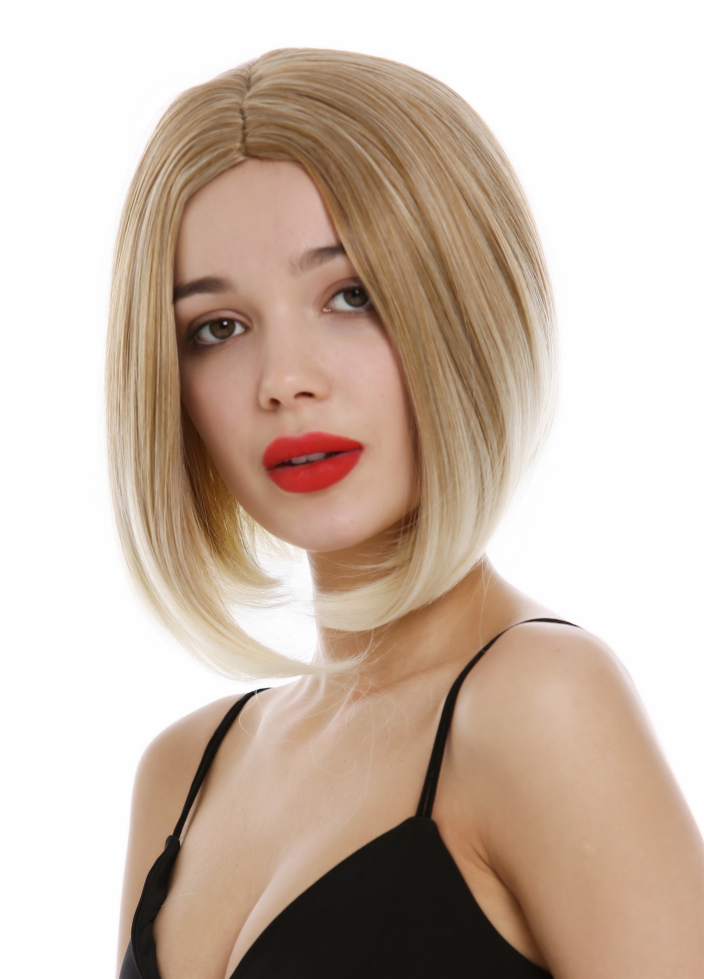 Quality Wigs, Ladies, blond mix, straight, short