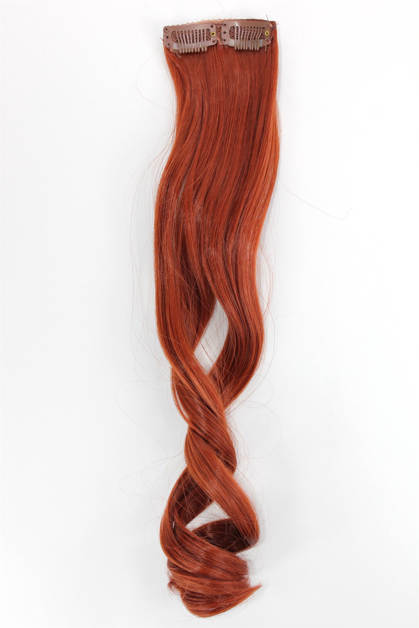 wellige Extensions Tizianrot 45 cm lang