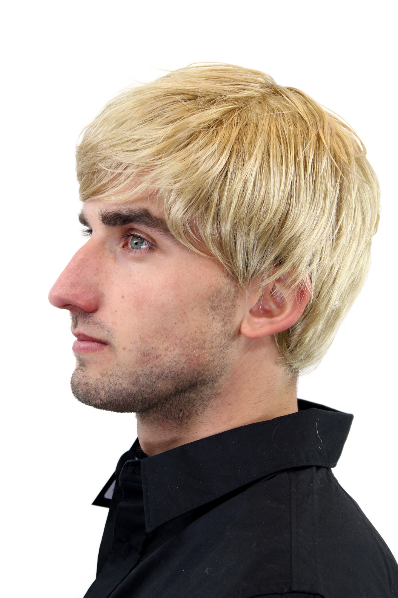 Men's wig man synthetic short medium blonde cool youthful young GFW993, view 2, WIG ME UP: Your Perücken Online Shop Quality Wigs, Men, Blonde, straight, short