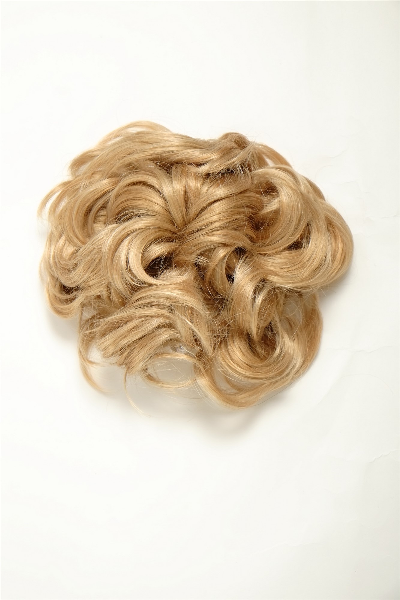 Haarteil Dutt Haarrose Buschig Goldblond-Hellblond-Mix Q840-611B, Ansicht 3, WIG ME UP: Ihr Perücken Online Shop lockiger Dutt Haarteil Goldblond-Hellblond-Mix