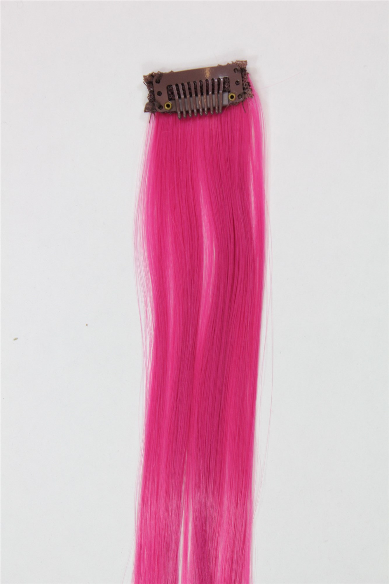 1 Clip Extension Strähne glatt 65 cm Dunkelpink YZF-P1S25-T2127, Ansicht 3, WIG ME UP: Ihr Perücken Online Shop glatte Extensions Dunkelpink 63 cm lang