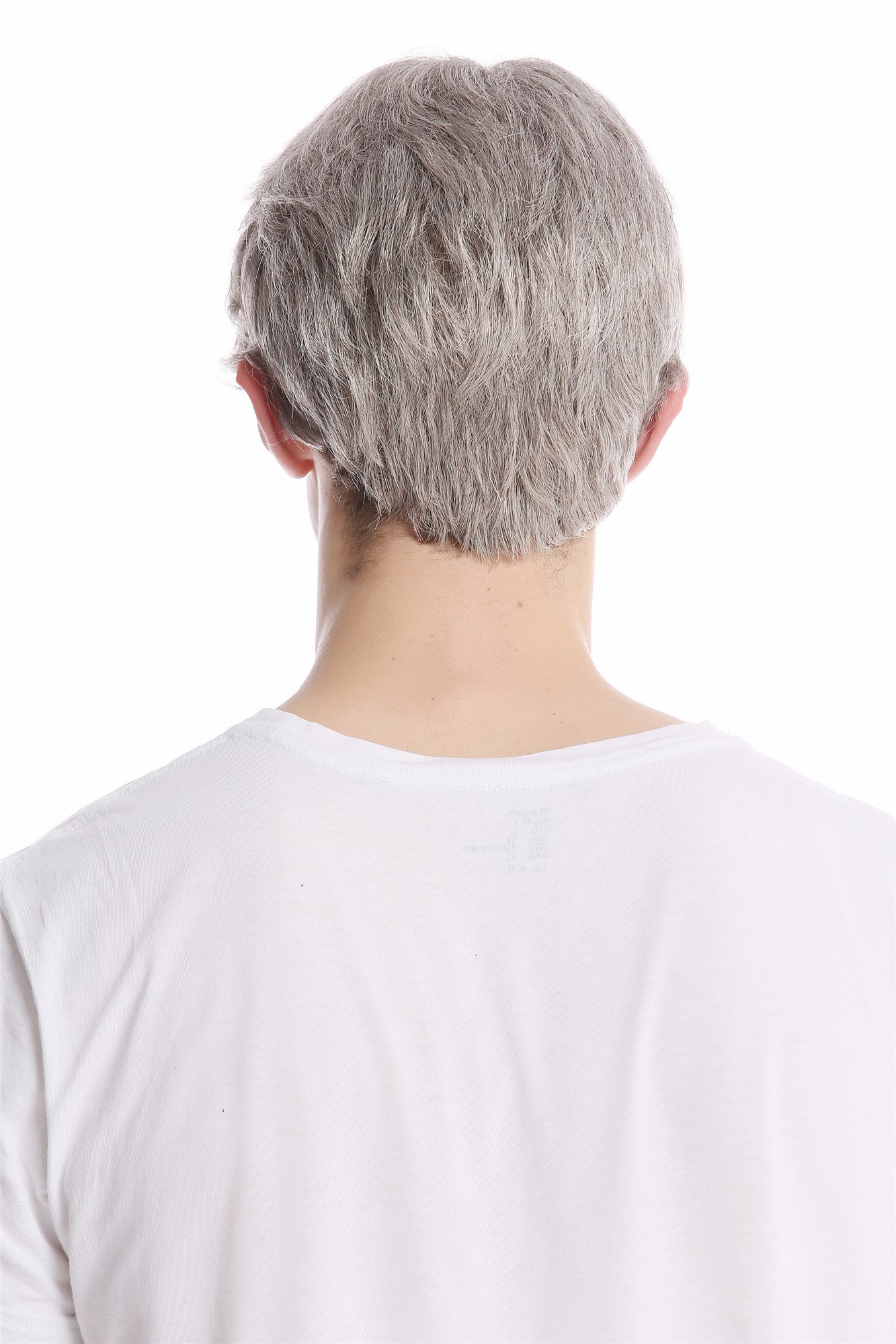 GFW1168-51 Men Gents Wig short casual youthful modern look light grey gray, view 4, WIG ME UP: Your Perücken Online Shop Quality Wigs, Men, Grey, straight, short