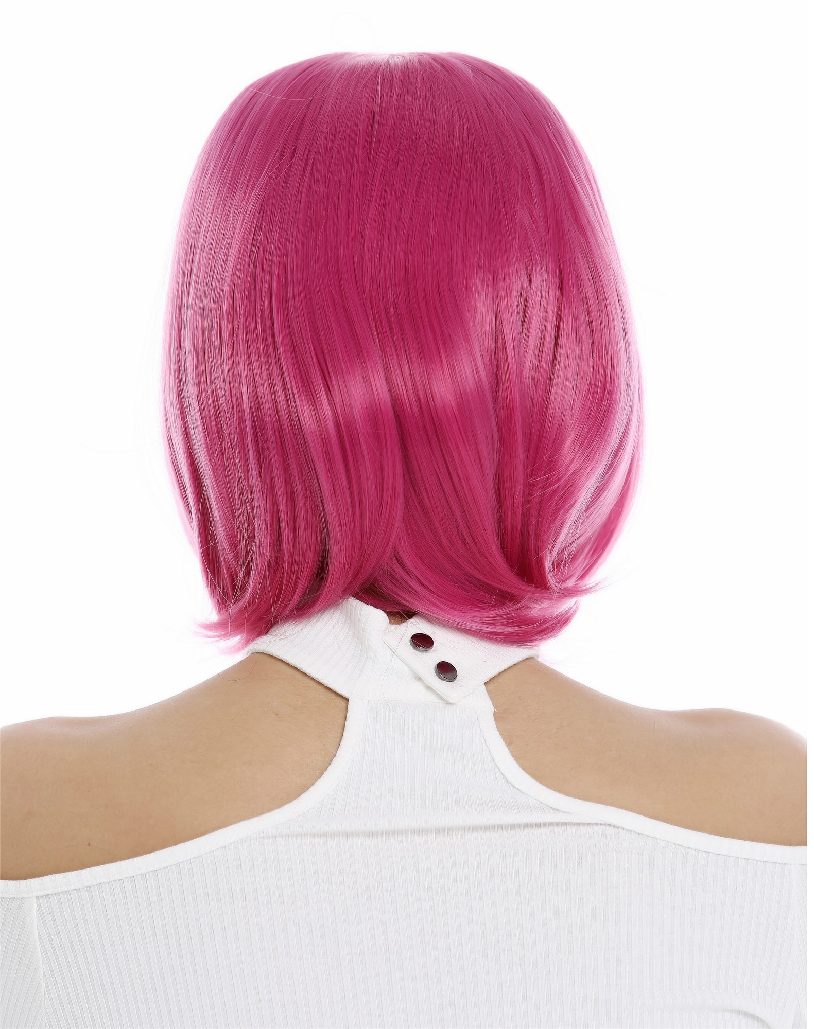 Quality Wigs, Ladies, dark pink, straight, short