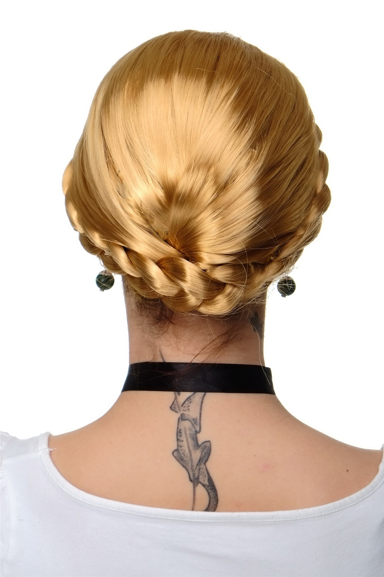 Party/Fancy Dress Wig Women Lady thick braid blond traditional German Ukrainian Russian Princess, view 4, WIG ME UP: Your Perücken Online Shop Party Wig, Ladies, Blonde, Braided, short