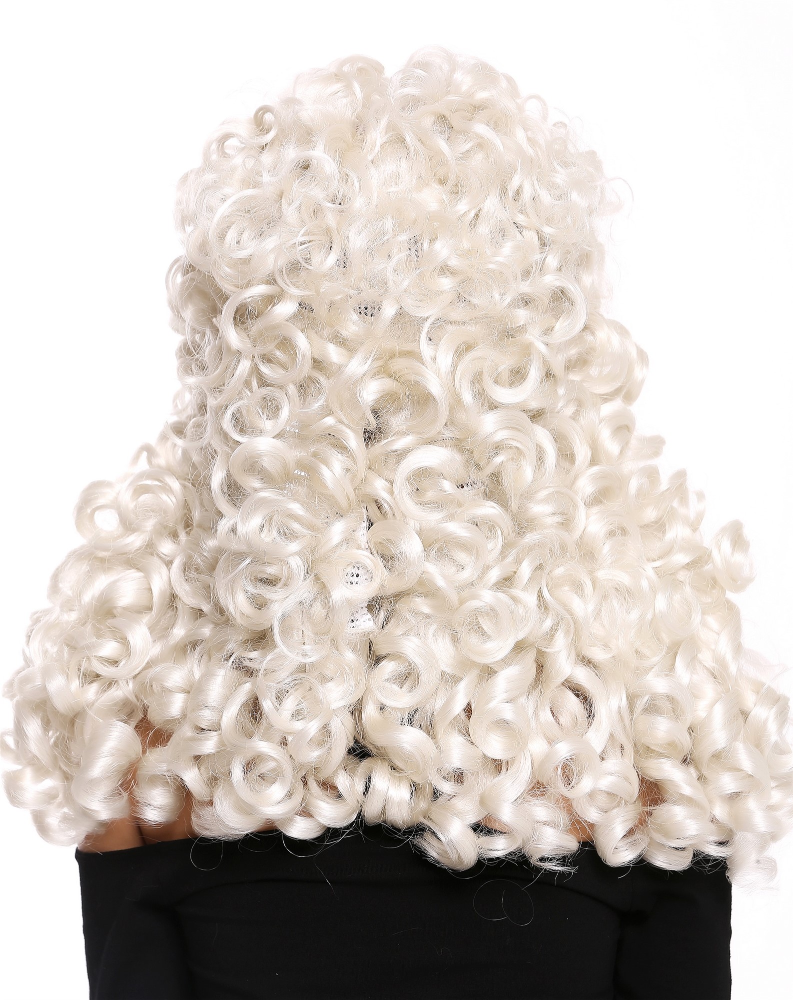 Wig women men baroque renaissance king nobleman long curls curly white B17, view 4, WIG ME UP: Your Perücken Online Shop Quality Wigs, Men, Swedish blonde, curled, long