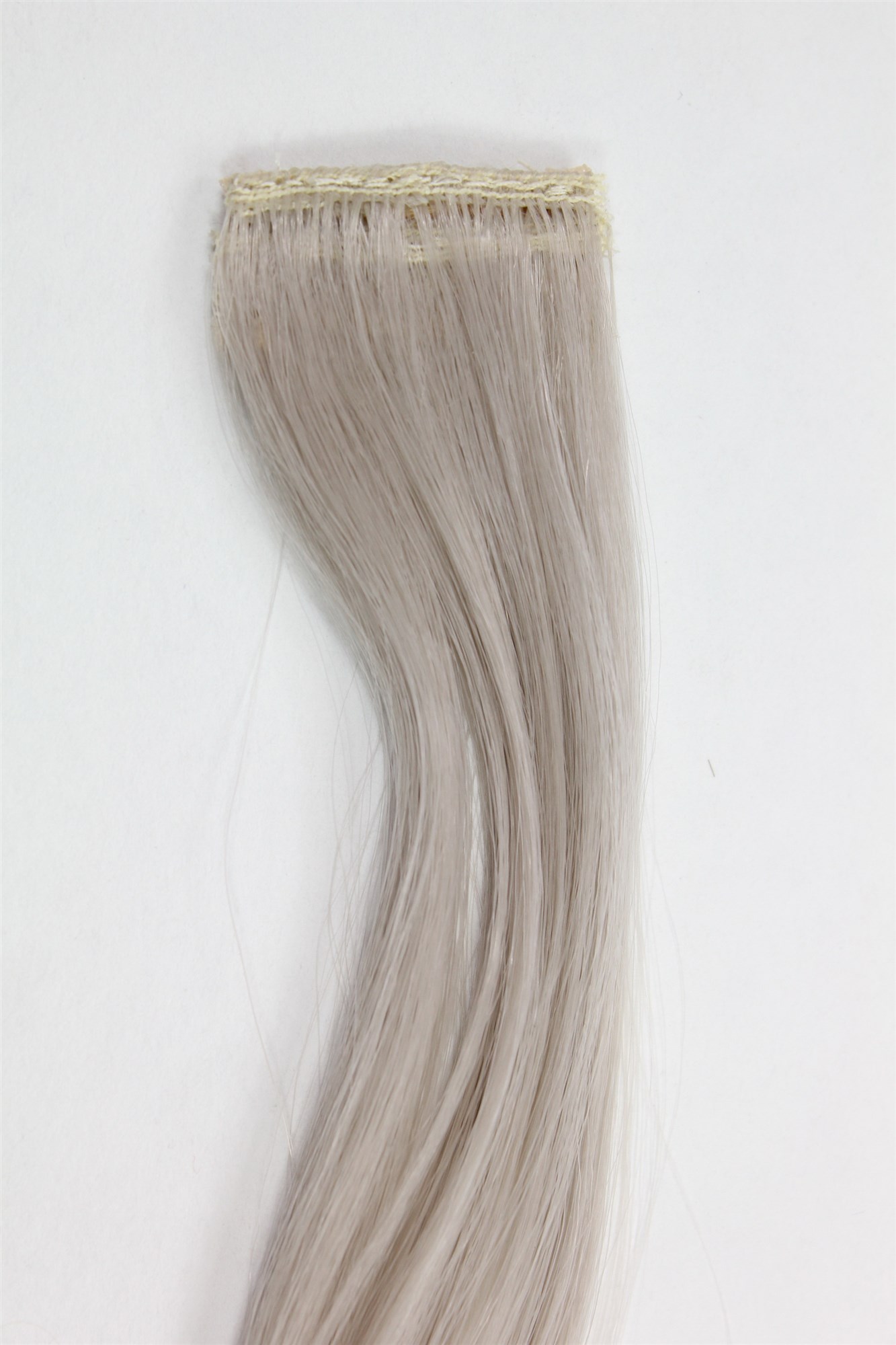 wellige Extensions Aschblond 45 cm lang