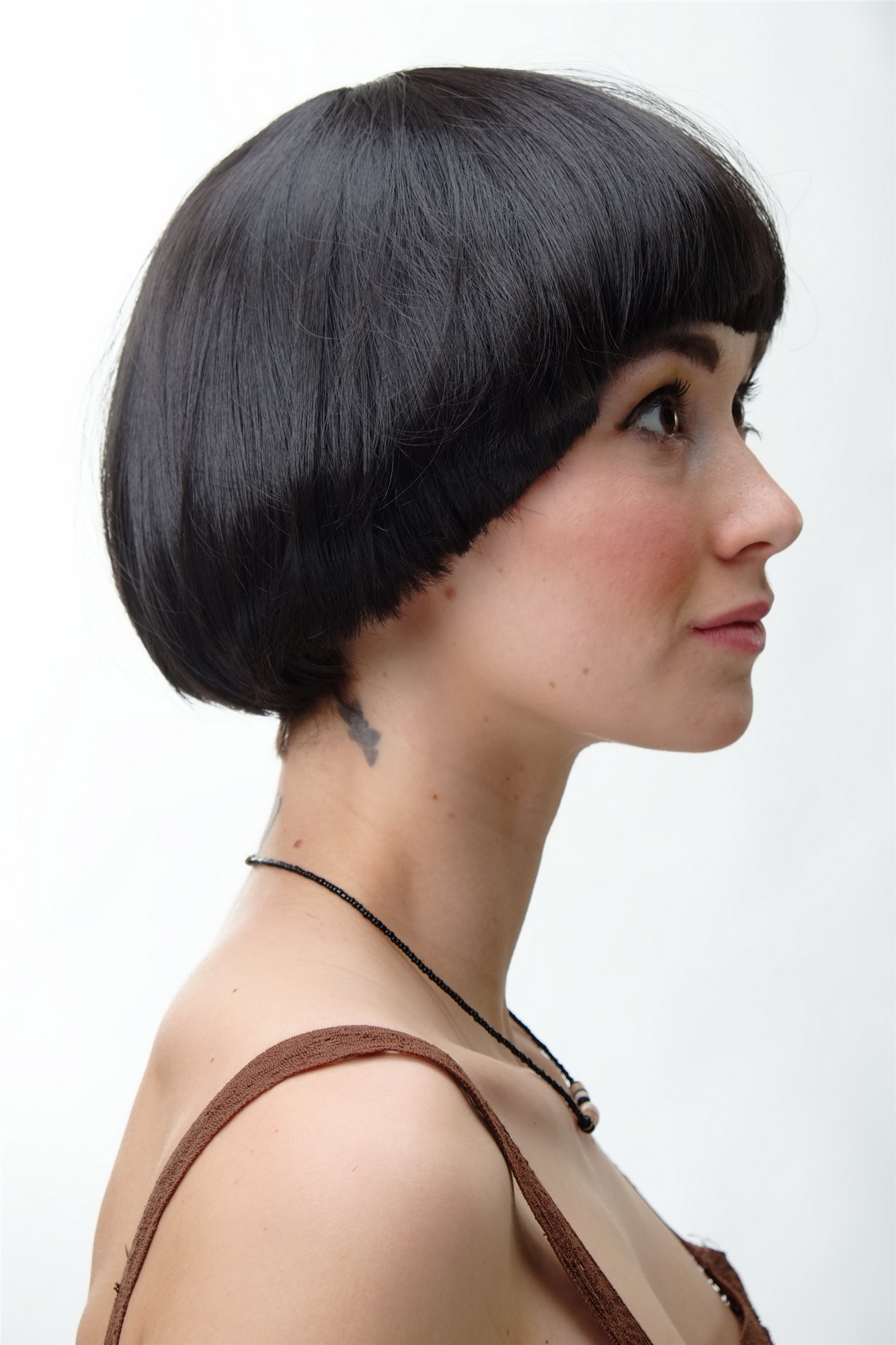 Wig Bob short straight dark brown YZF-41060-4, view 2, WIG ME UP: Your Perücken Online Shop Quality Wigs, Ladies, Brown, straight, short