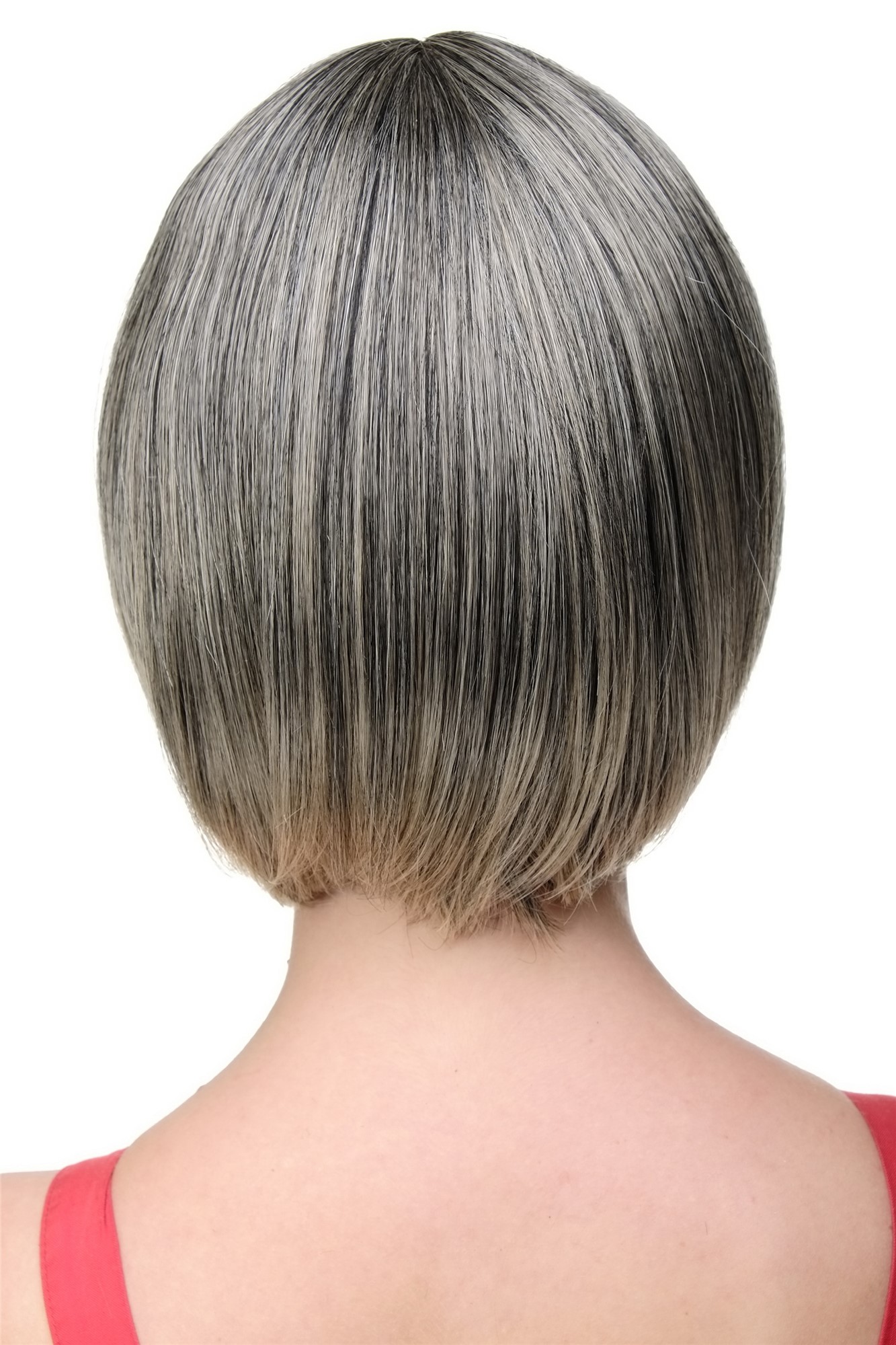 Lady  Wig short Page Bob fringe bangs black with blond highlights strands 703-1T228, view 4, WIG ME UP: Your Perücken Online Shop Quality Wigs, Ladies, black-light blonde, straight, short