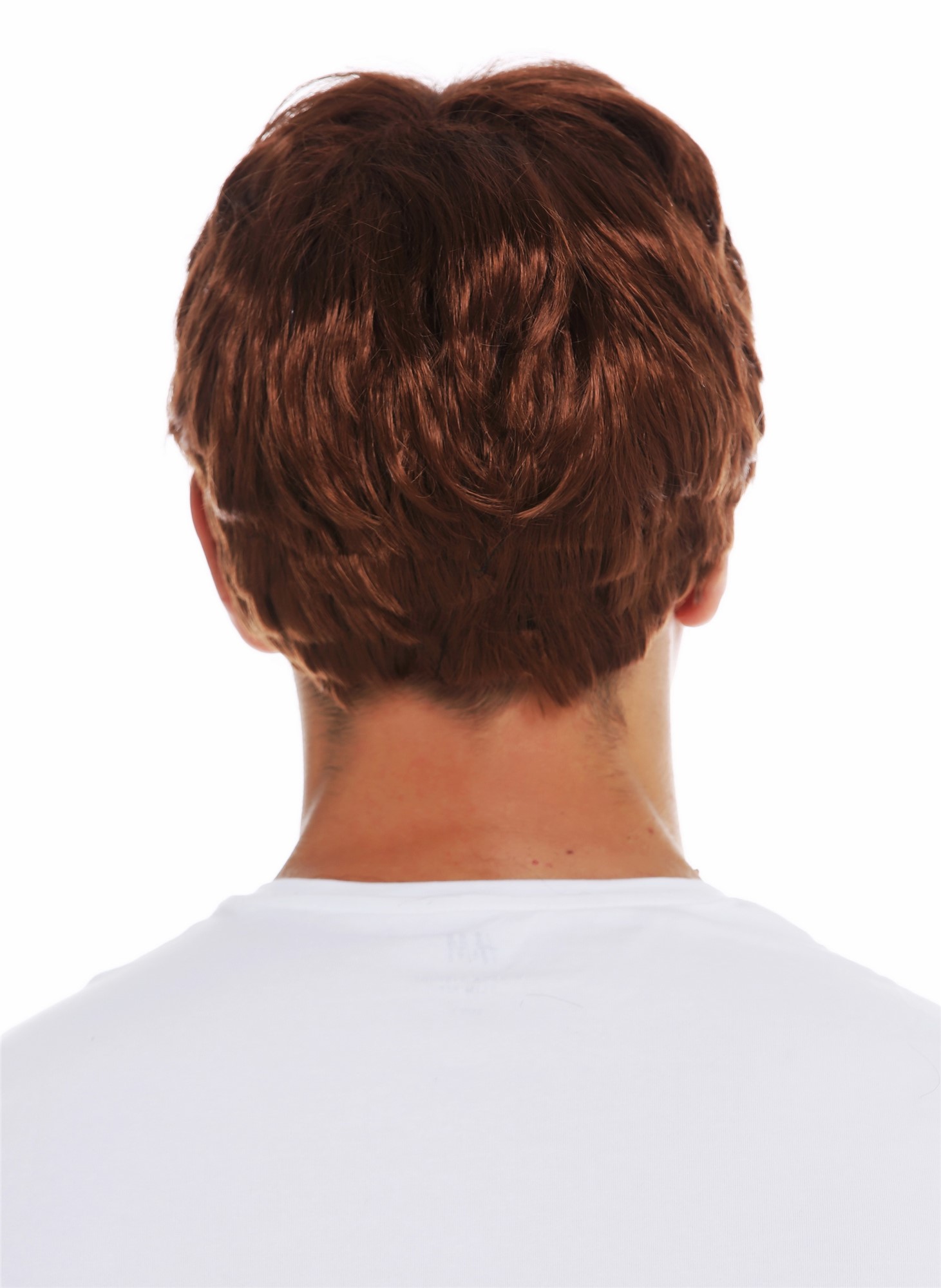 Men's wig Halloween carnival men man short parted brown reddish brown 7061, view 5, WIG ME UP: Your Perücken Online Shop Party Wig, Men, chestnut brown, straight, short