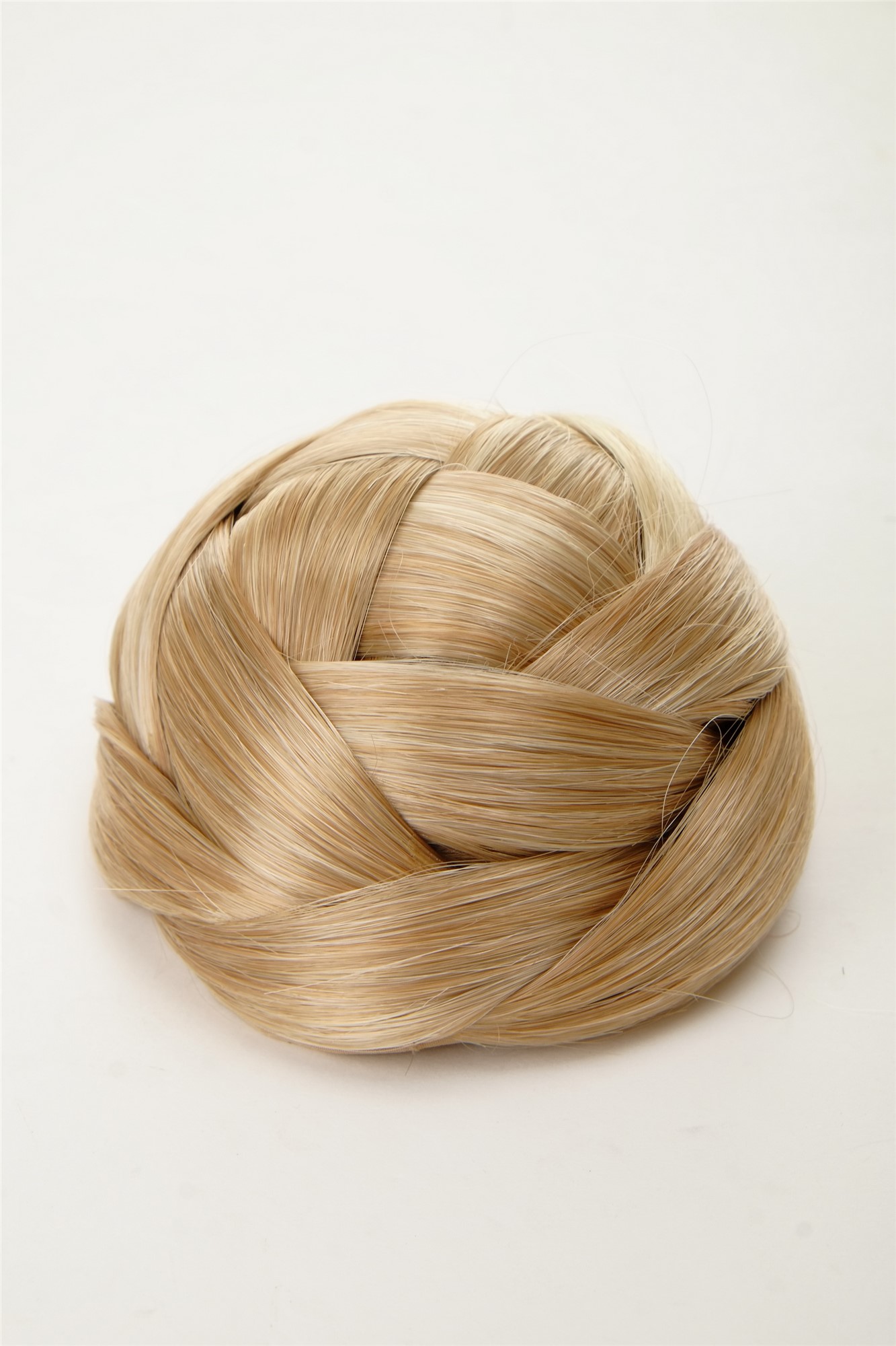 Haarknoten Haarteil Dutt geflochten Goldblond-Platinblond-Mix Q399D-24BH613, Ansicht 3, WIG ME UP: Ihr Perücken Online Shop geflochtener Dutt Haarteil Goldblond-Platinblond-Mix