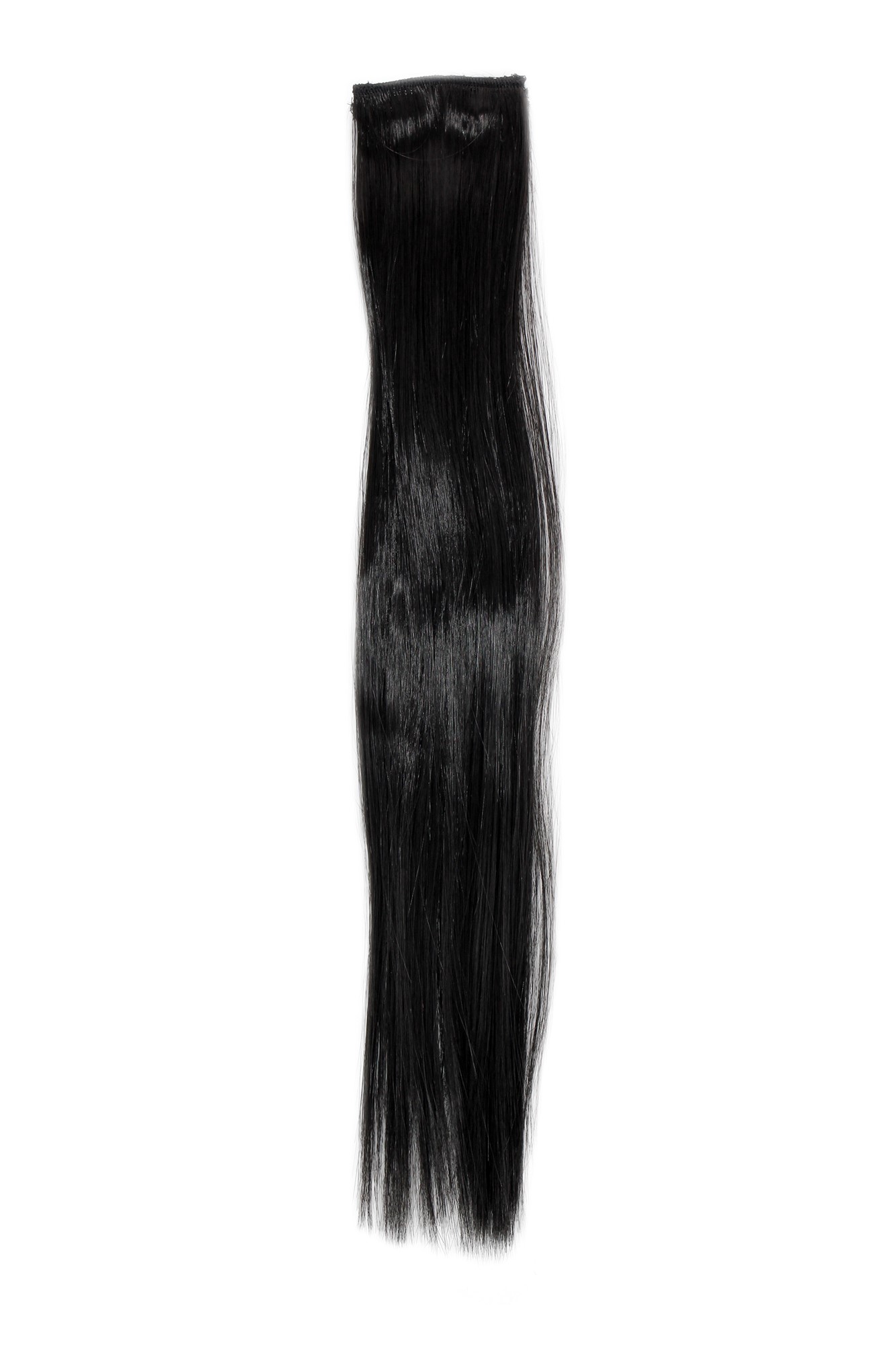 Extensions, black-brown, straight, shoulder-length