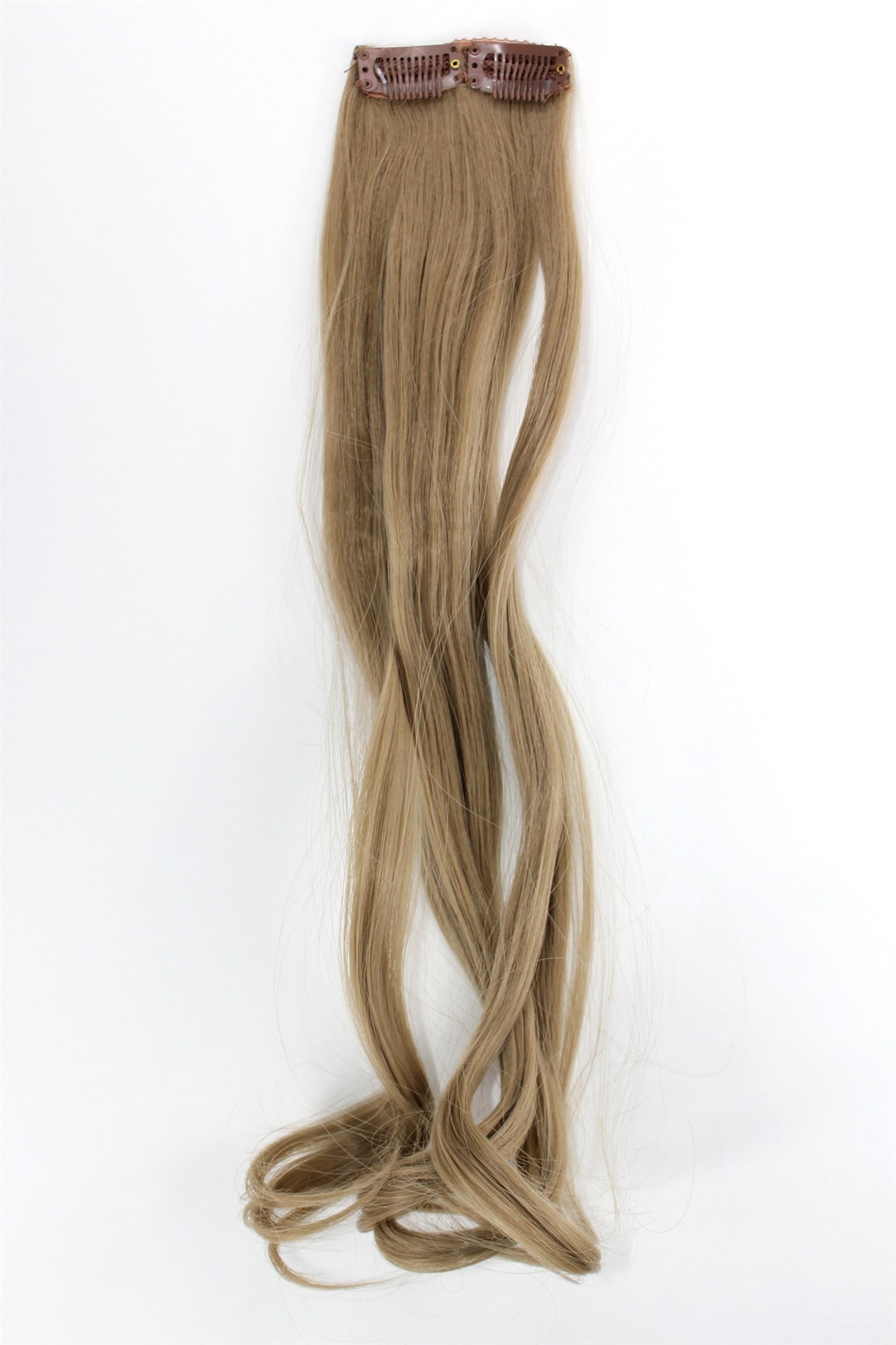 wellige Extensions Aschblond 45 cm lang