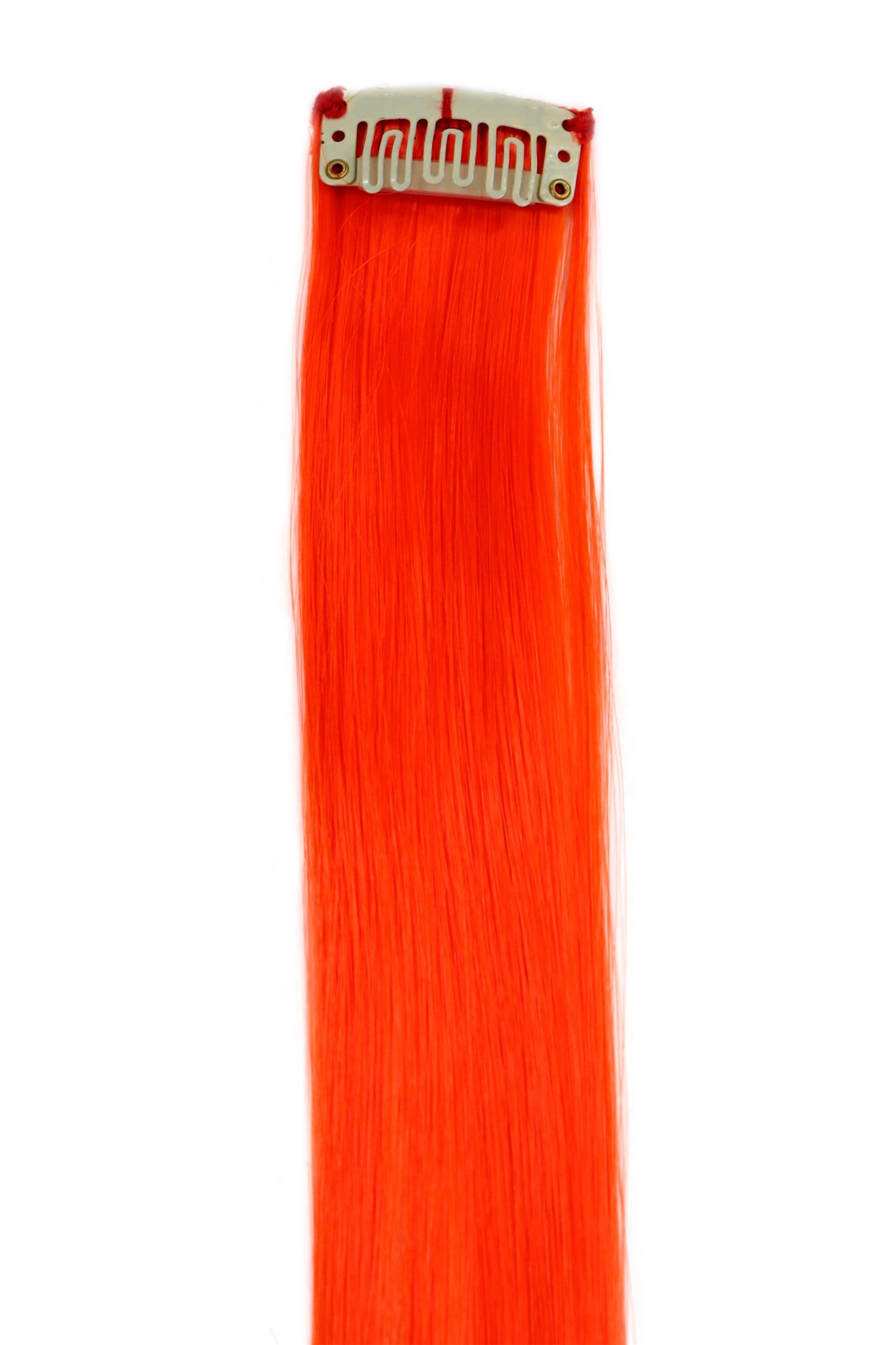 glatte Extensions Orange 52 cm lang