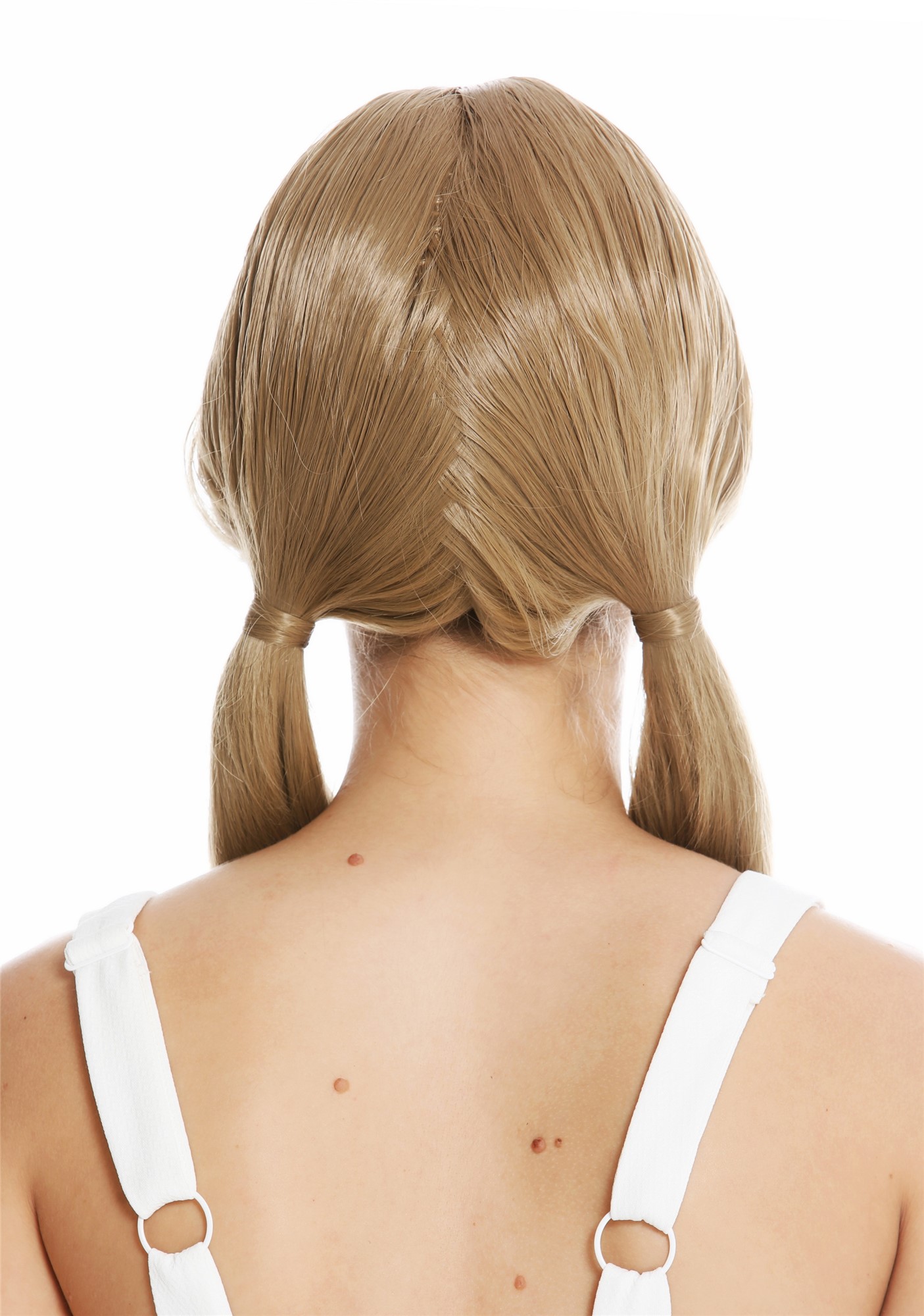 Women's wig lady long sleek braids pompadour blonde golden blonde GFW3272, view 4, WIG ME UP: Your Perücken Online Shop Quality Wigs, Ladies, golden blonde, straight, long