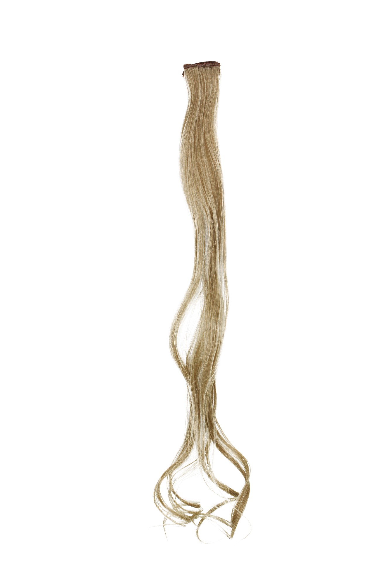 wellige Extensions Helles Aschblond 63 cm lang