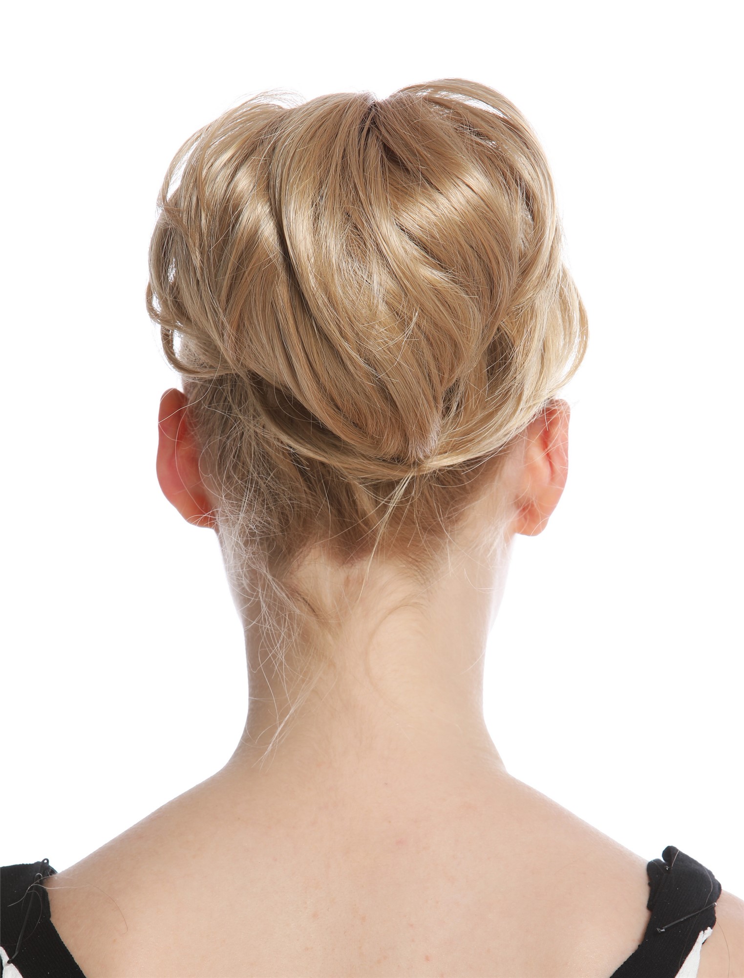 Ponytail Hairpiece Extensions short wavy light champagne blond 10" 506-V-22, view 4, WIG ME UP: Your Perücken Online Shop Ponytails, ash blonde, curled, short
