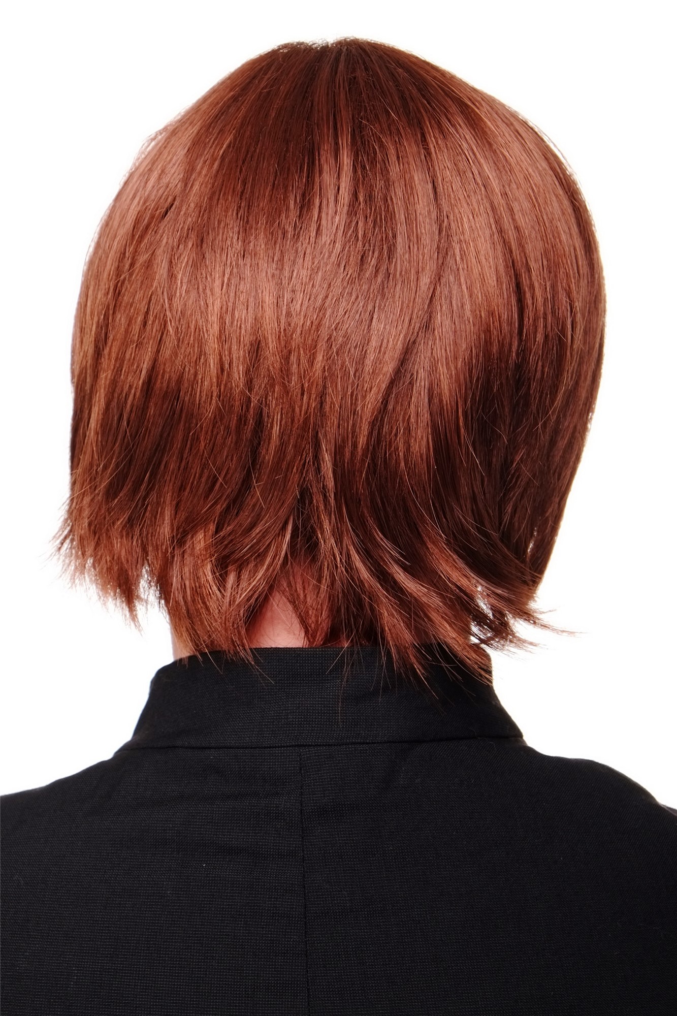 Man Men Wig full short with long side parting reddish brown mix GFW2033, view 3, WIG ME UP: Your Perücken Online Shop Quality Wigs, Men, chestnut-rust red mix, straight, short