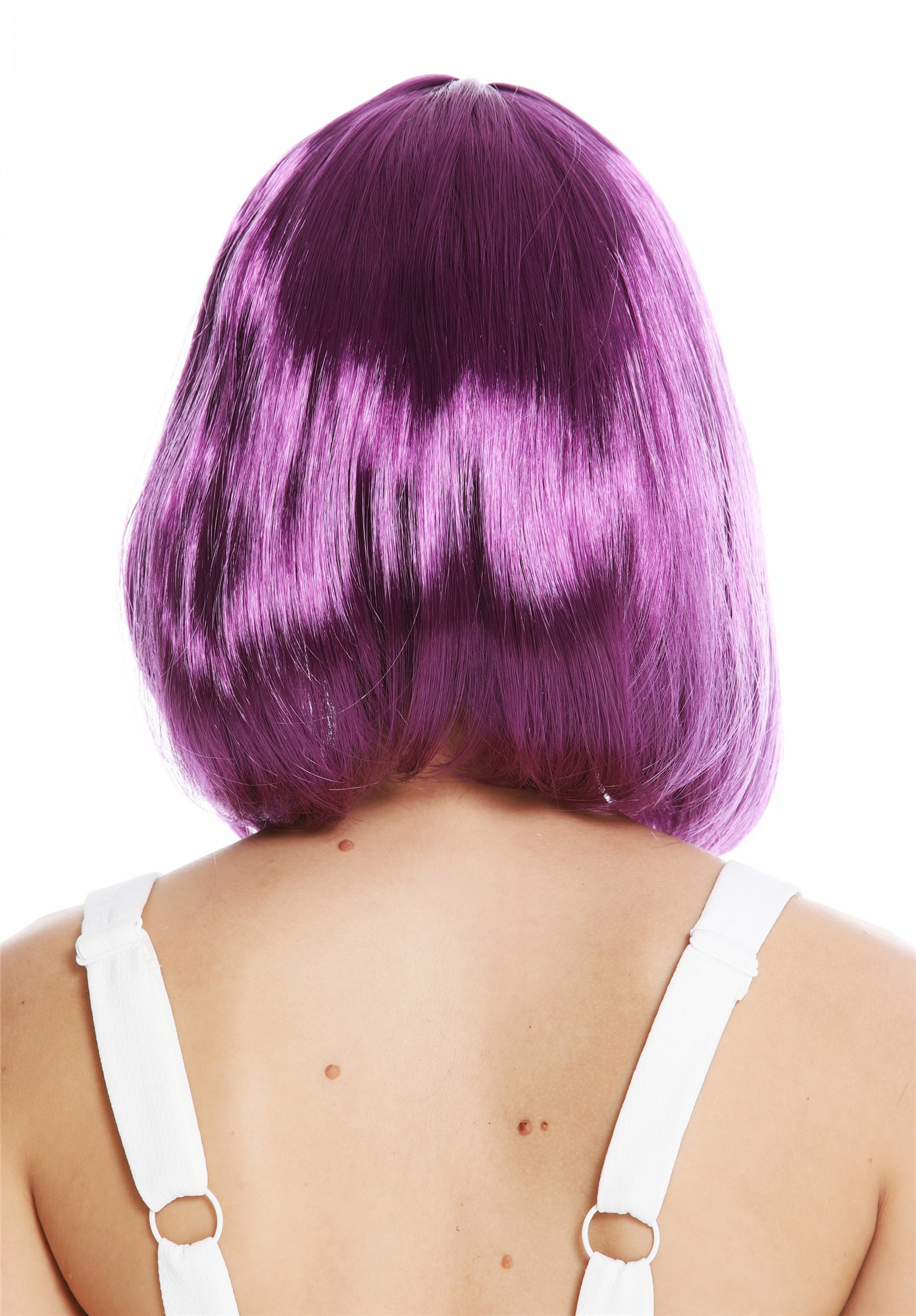 Party Wig, Ladies, blue-purple, straight, short