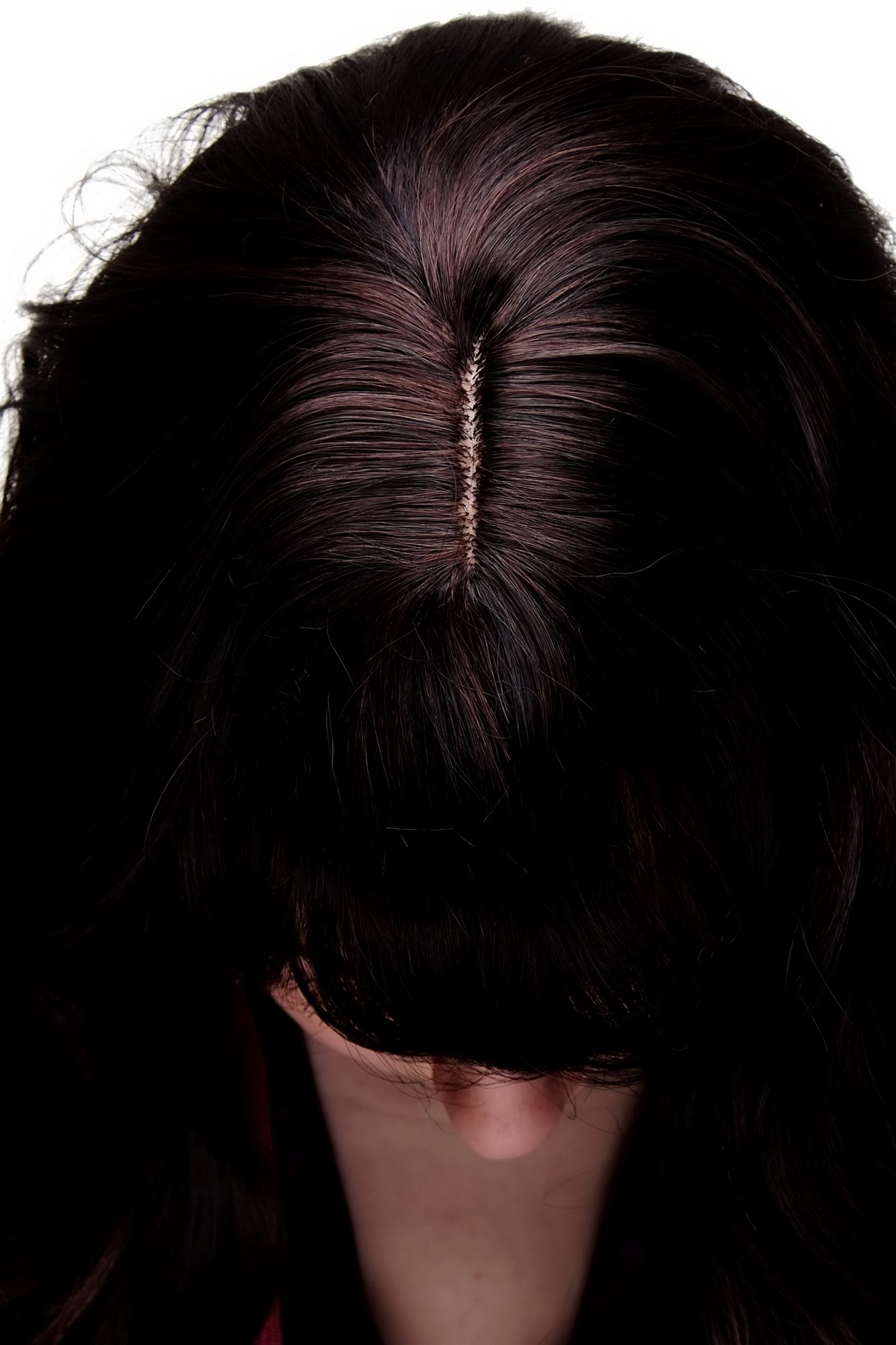 hochwertige Qualitätsperücken, Perücke lang wallendes Haar wellig leicht lockig Schwarz-Braun-Mix 9204S-2T33, Ansicht 5, WIG ME UP: Ihr Perücken Online Shop lockige Tressen-Perücke mit Kopfhaut-Imitat Schwarz-Braun-Mix lange Haare für Damen