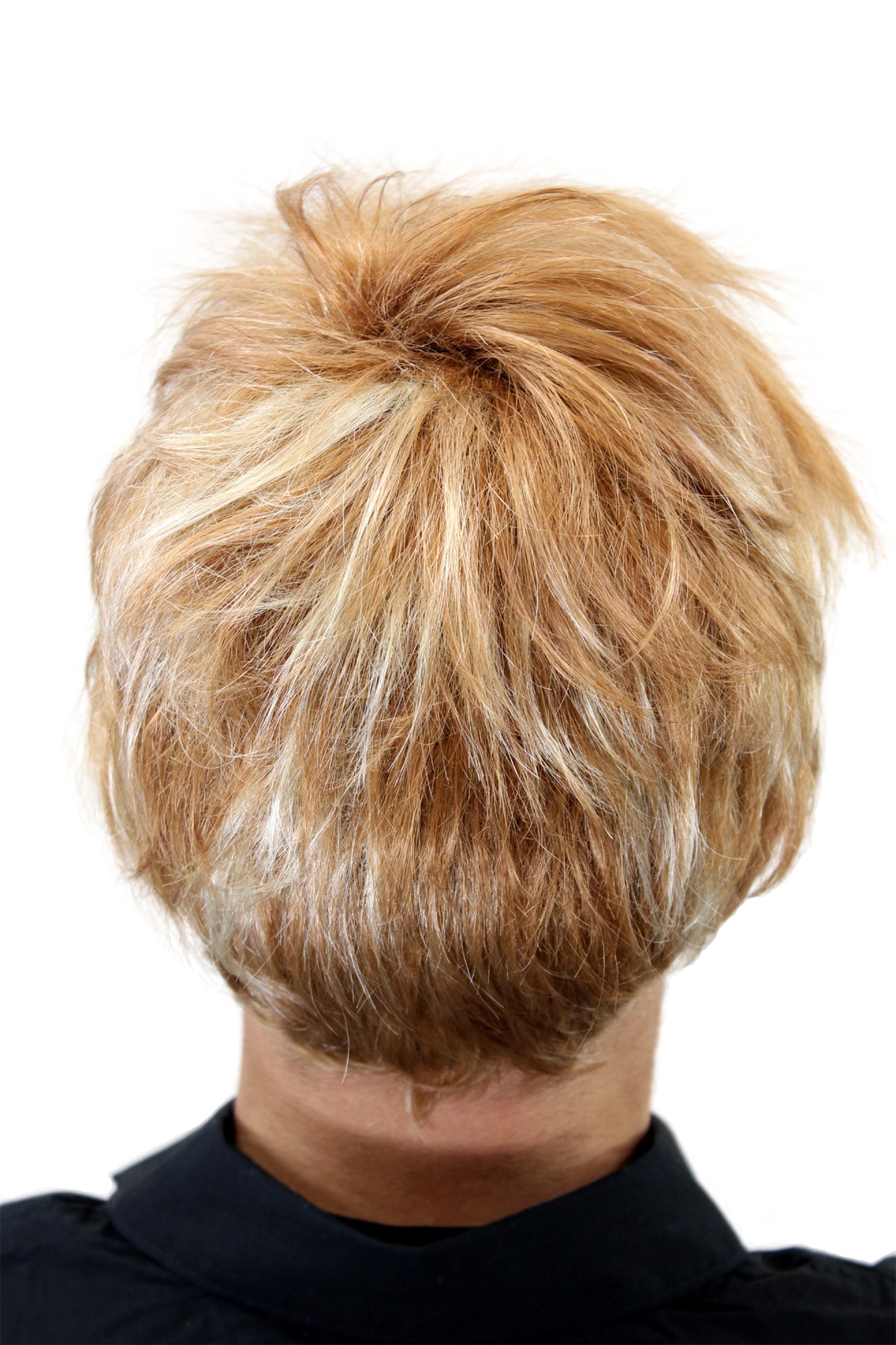 hochwertige Qualitätsperücken, Herrenperücke Dunkelblond mit Highlights GFW1176-27H613, Ansicht 2, WIG ME UP: Ihr Perücken Online Shop glatte Tressen-Perücke Blond kurze Haare für Herren