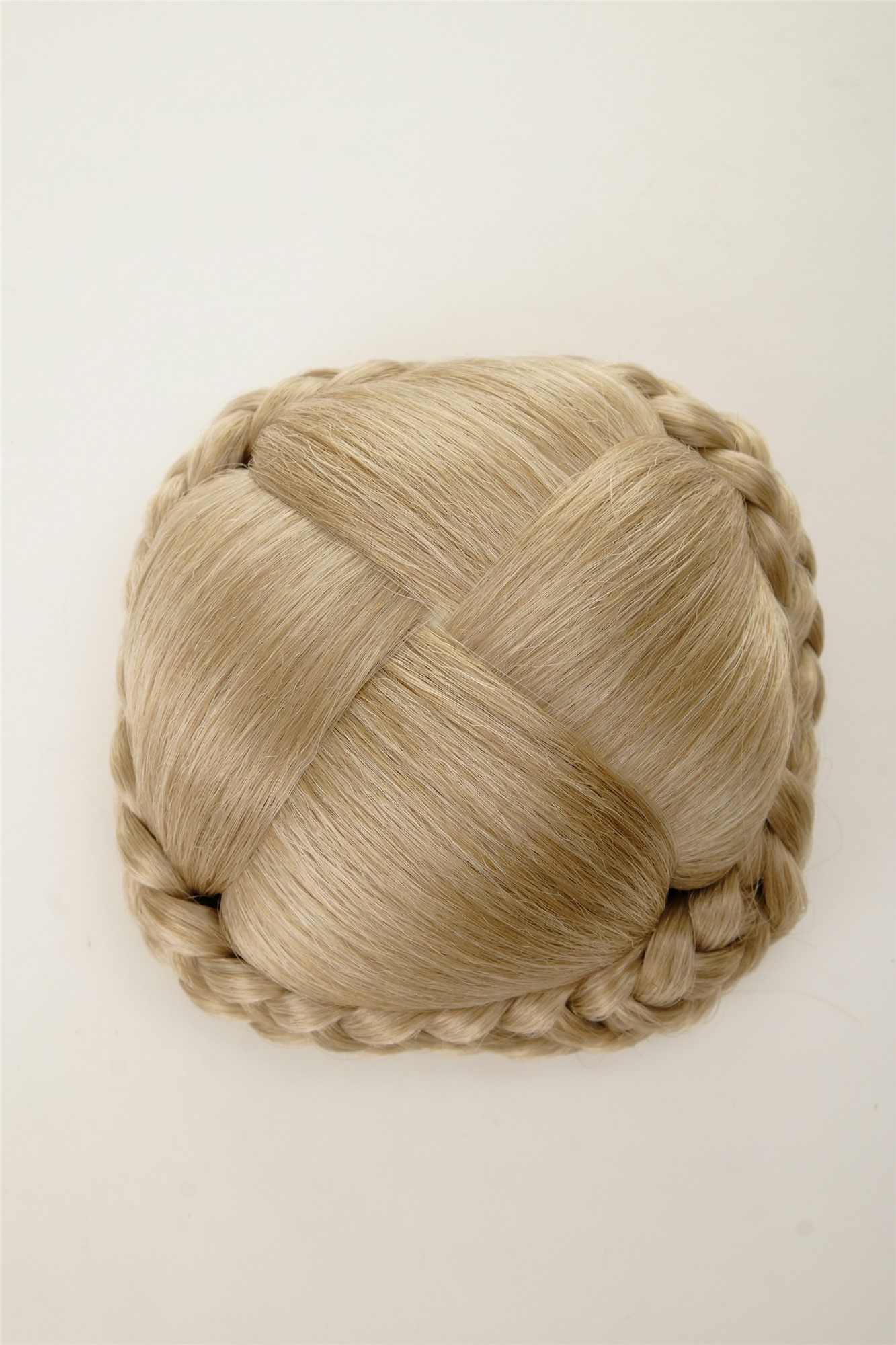 Dutt Haarteil geflochten Haarknoten Hell-Aschblond N796-22, Ansicht 5, WIG ME UP: Ihr Perücken Online Shop geflochtener Dutt Haarteil Hell-Aschblond