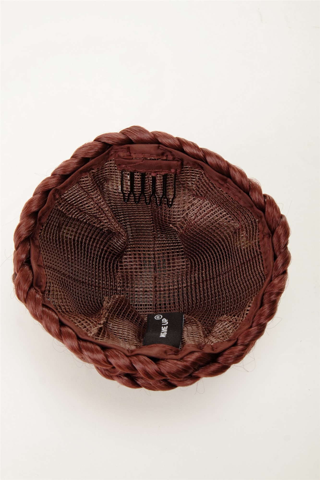 Dutt Haarteil geflochten Haarknoten Rostbraun N796-35, Ansicht 4, WIG ME UP: Ihr Perücken Online Shop geflochtener Dutt Haarteil Rostbraun