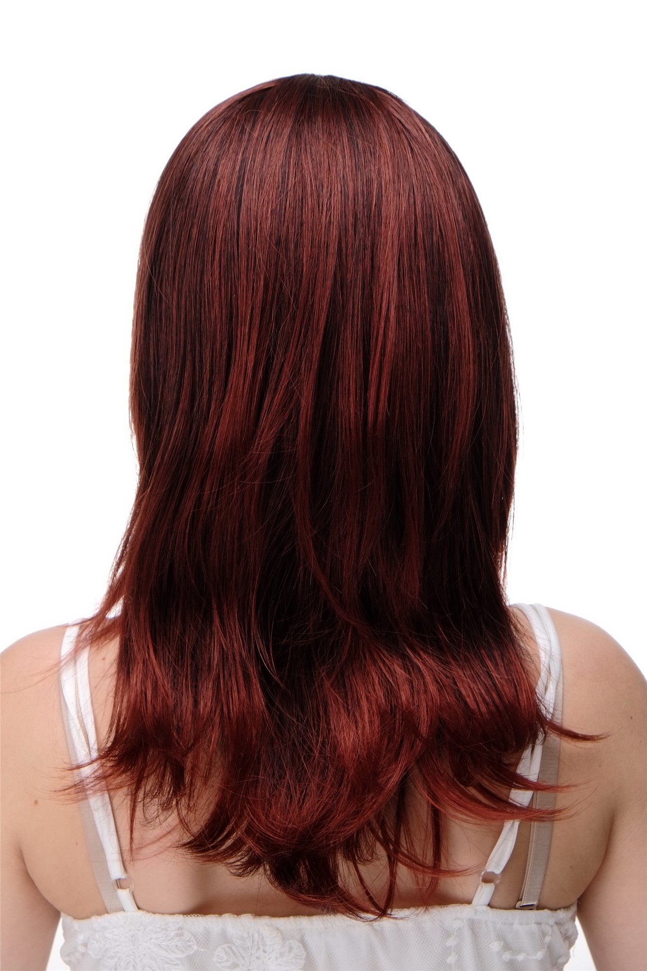 Lady wig medium length fringe parted side straight layered mahogany brown 3003, view 4, WIG ME UP: Your Perücken Online Shop Quality Wigs, Ladies, mahogany-medium brown mix, straight, long