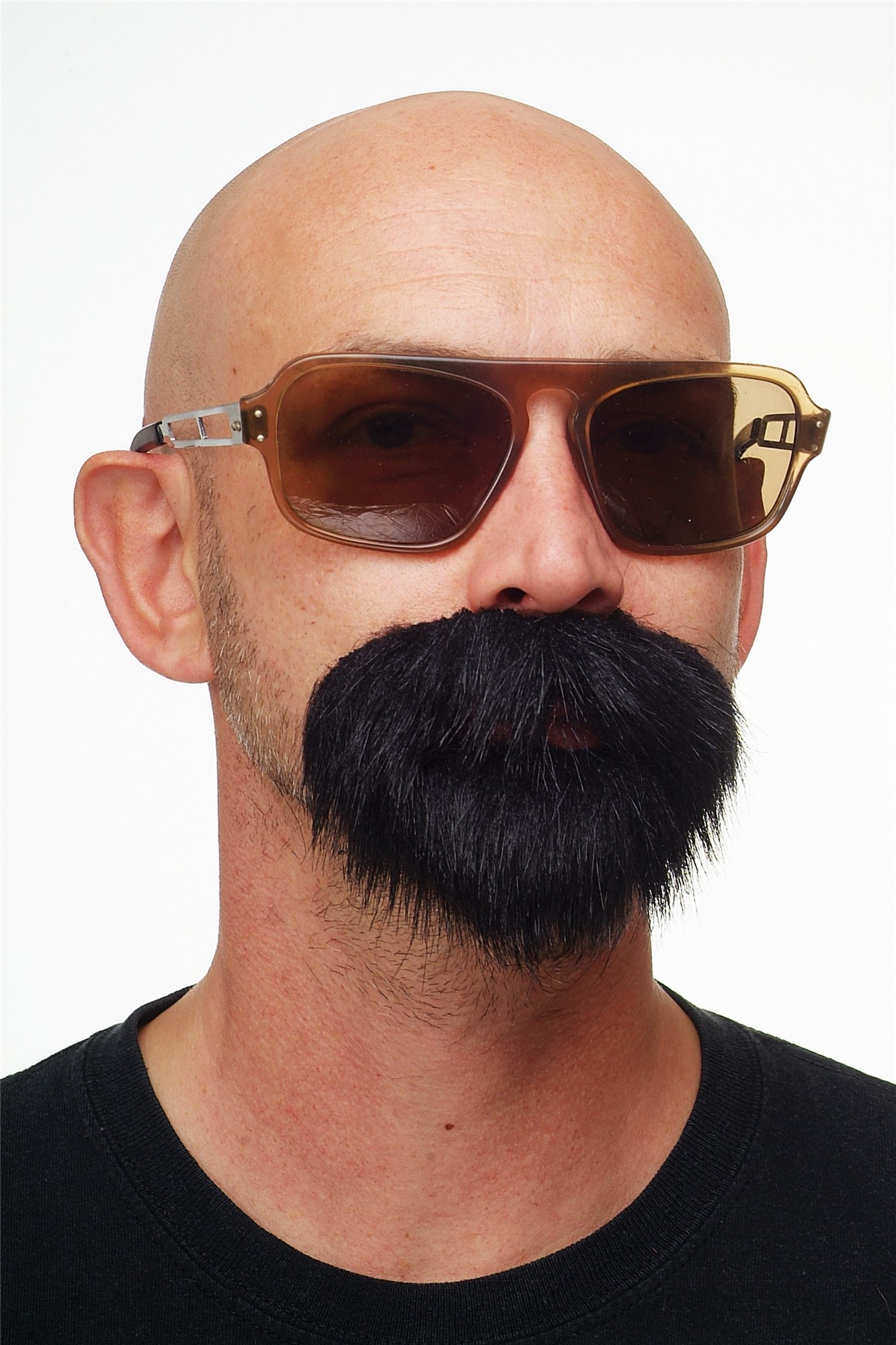 günstige Party Perücke, Bart Vollbart Schwarz Räuber MM-65, Ansicht 2, WIG ME UP: Ihr Perücken Online Shop Bart aus Kunsthaar schwarz