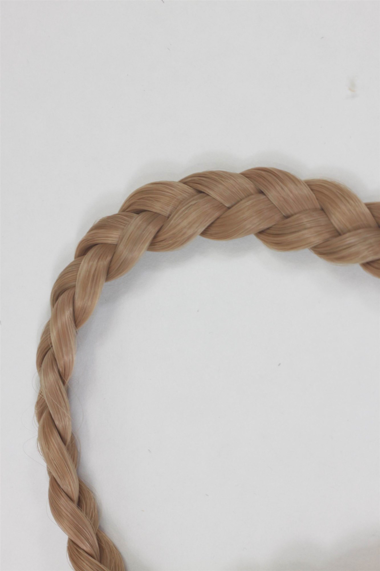Haarteil Haarreif Haarband geflochten Dunkelblond Blond YZF-3080-18, Ansicht 2, WIG ME UP: Ihr Perücken Online Shop Haarreifen geflochten Blond 35 cm