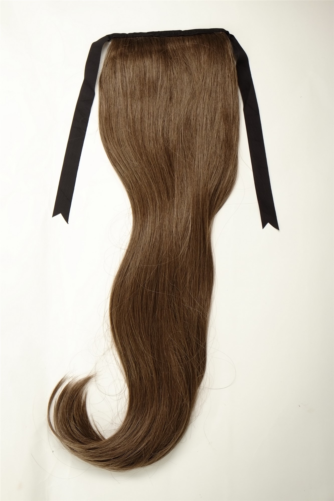 Hairpiece PONYTAIL (comb & ribbon wrap-around system) extension full volume long straight brown, view 4, WIG ME UP: Your Perücken Online Shop Ponytails, golden brown, straight, long