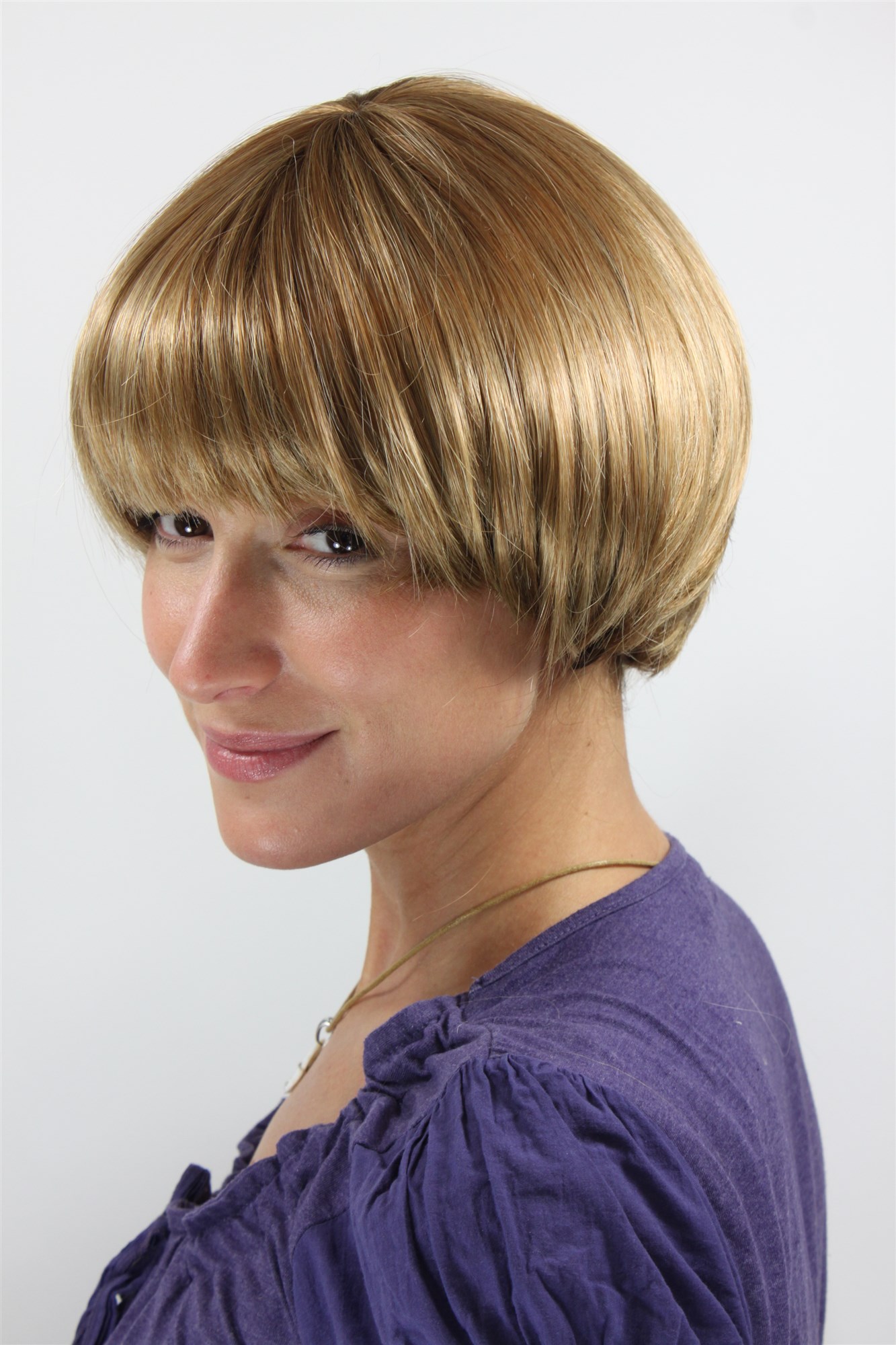 SEXY Bob/Page LADY WIG Light Brown/Dark Blond (L125 colour: 26C), view 2, WIG ME UP: Your Perücken Online Shop Quality Wigs, Ladies, golden blonde-copper blonde mix, straight, short