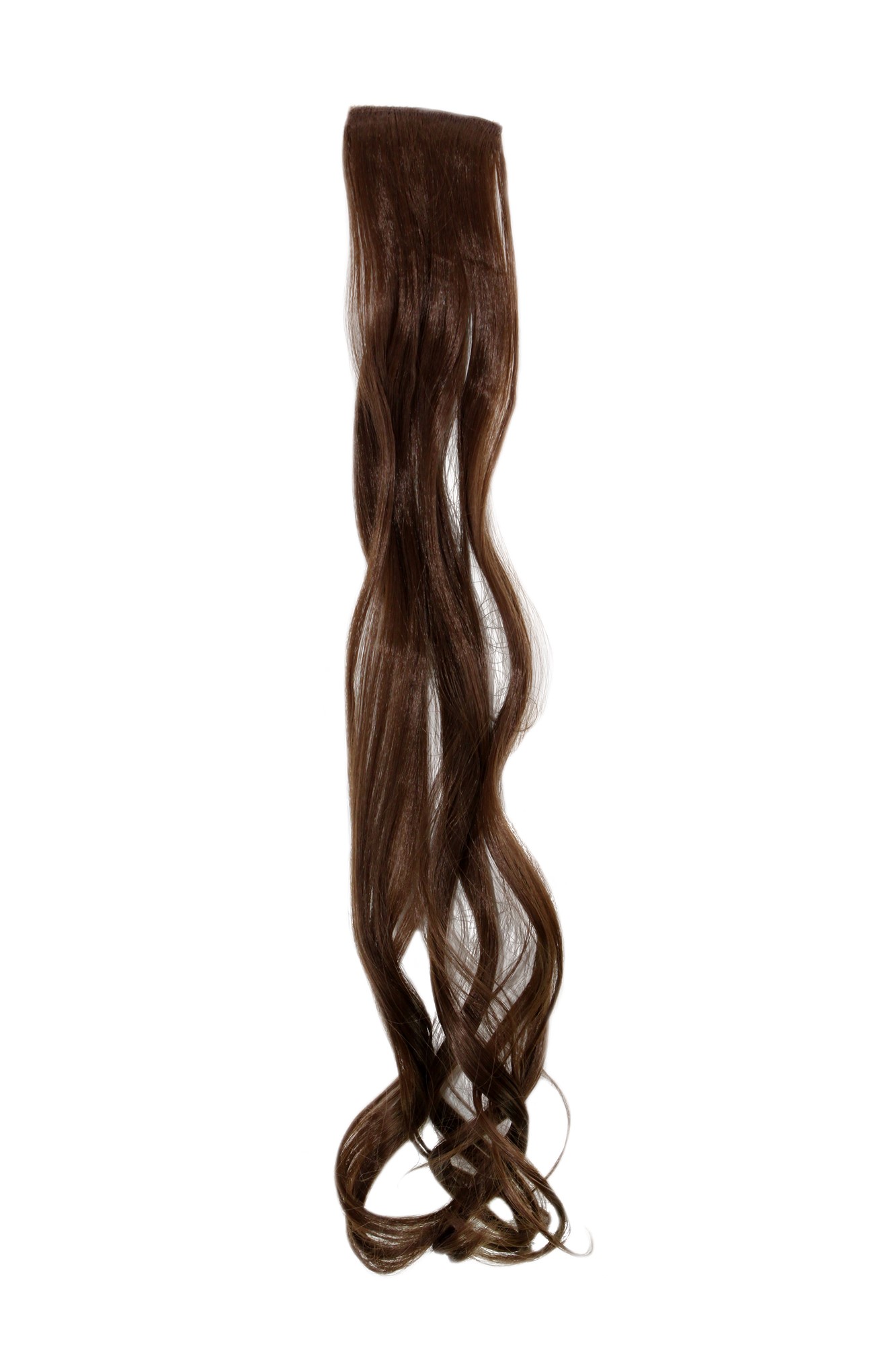 wellige Extensions Hellbraun 63 cm lang