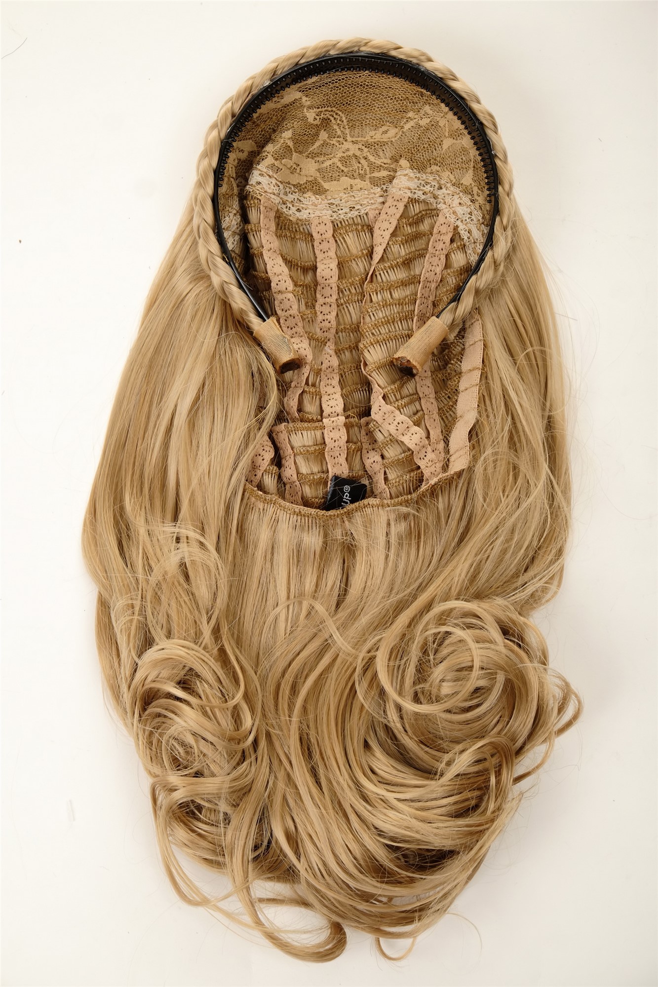 Hair Circlets, golden blonde, Braided, shoulder-length