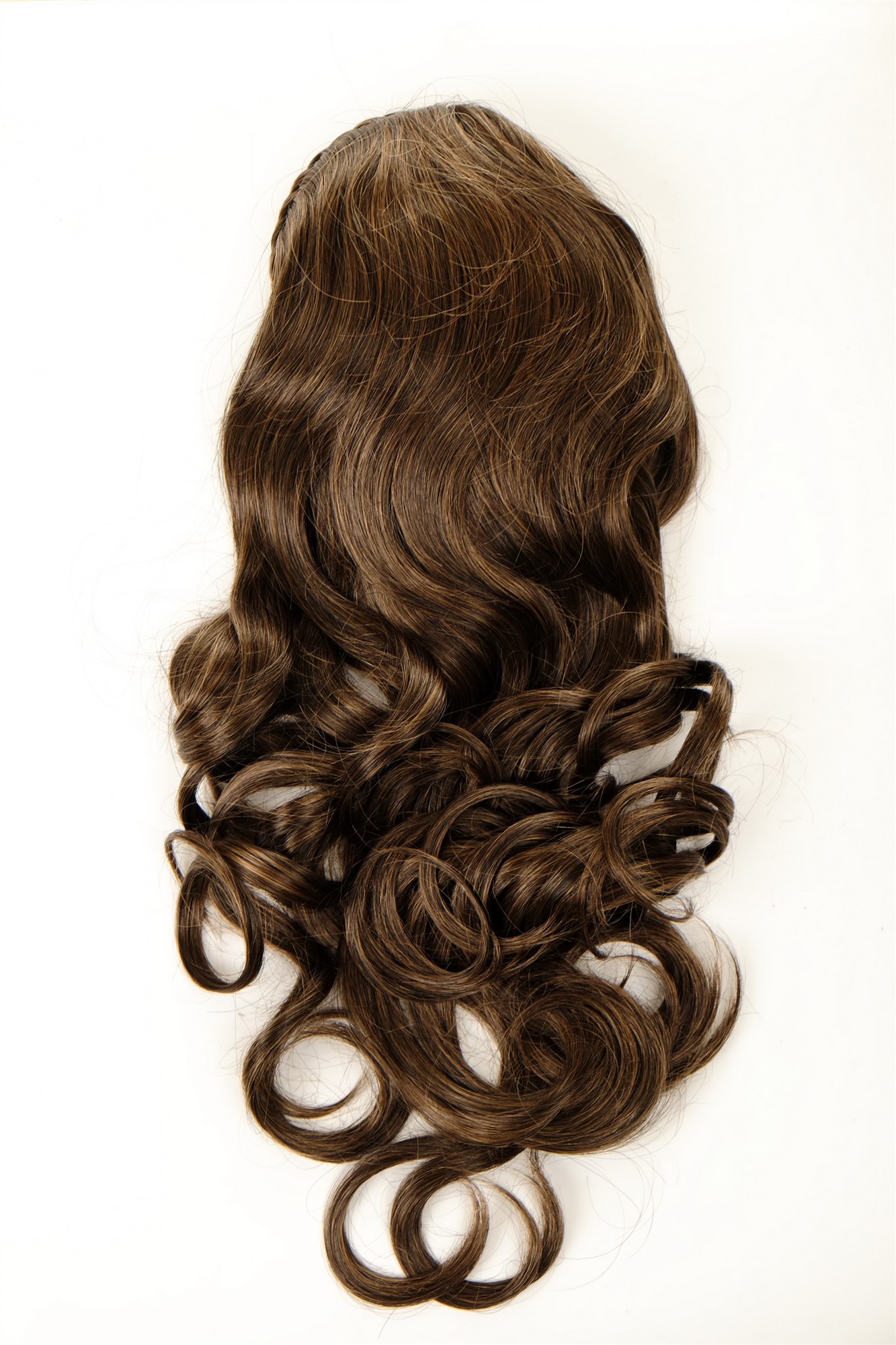 Halbperücke geflochtener Haarreif wellig Braun Blond Gesträhnt DW1025-2SP27, Ansicht 2, WIG ME UP: Ihr Perücken Online Shop Haarreifen geflochten Braun-Blond 65 cm