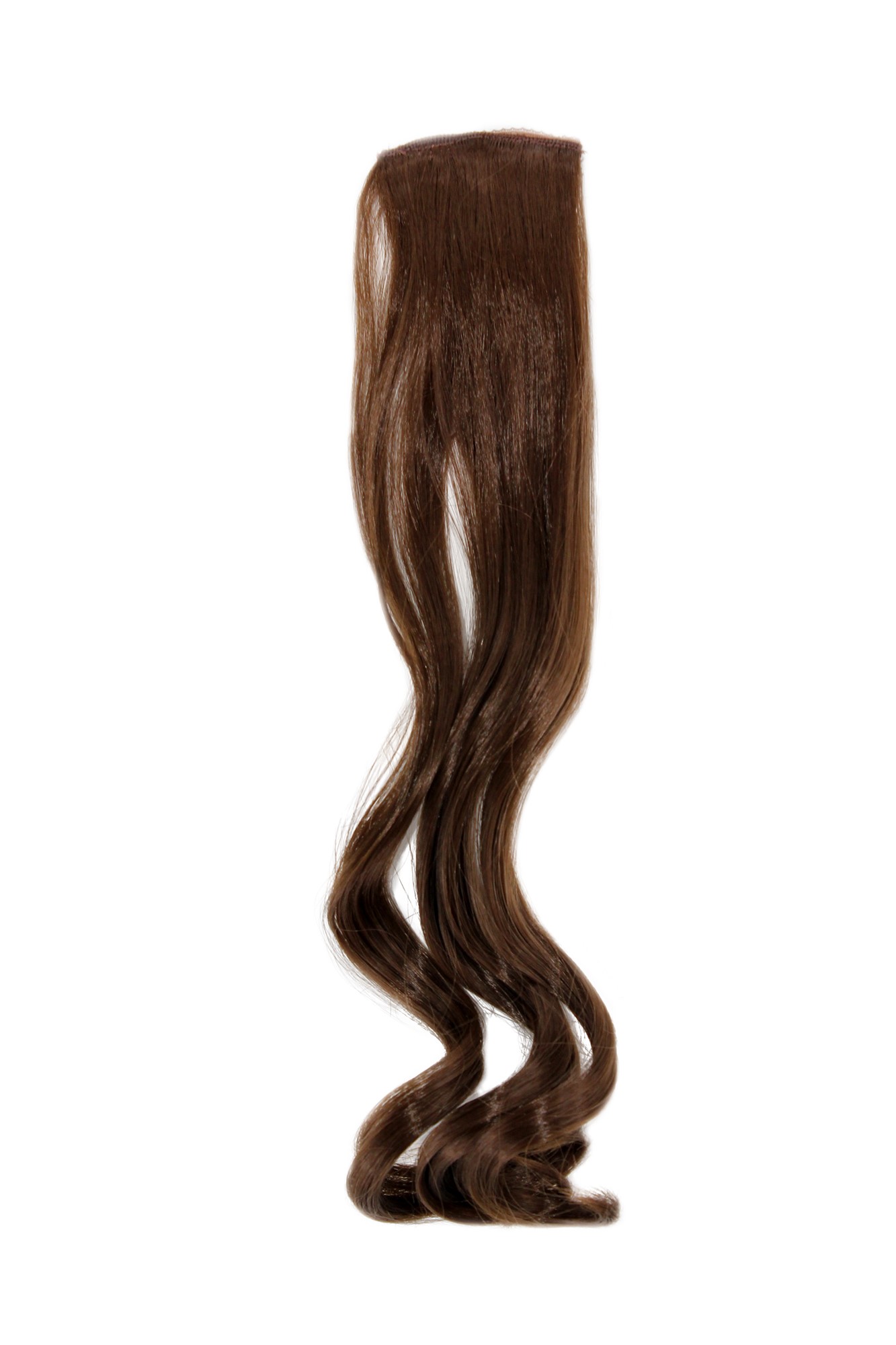 wellige Extensions Hellbraun 45 cm lang