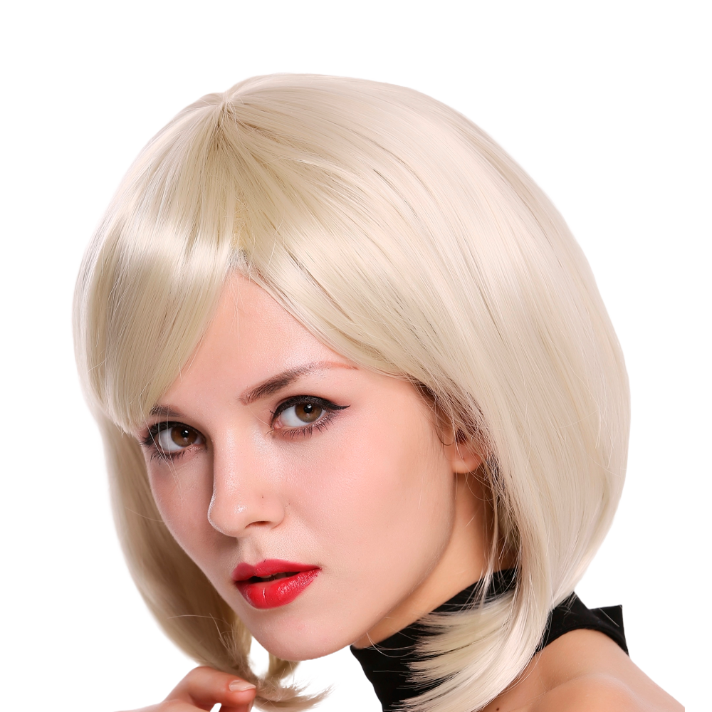 Hellblonde Longbob Perücke für Frauen