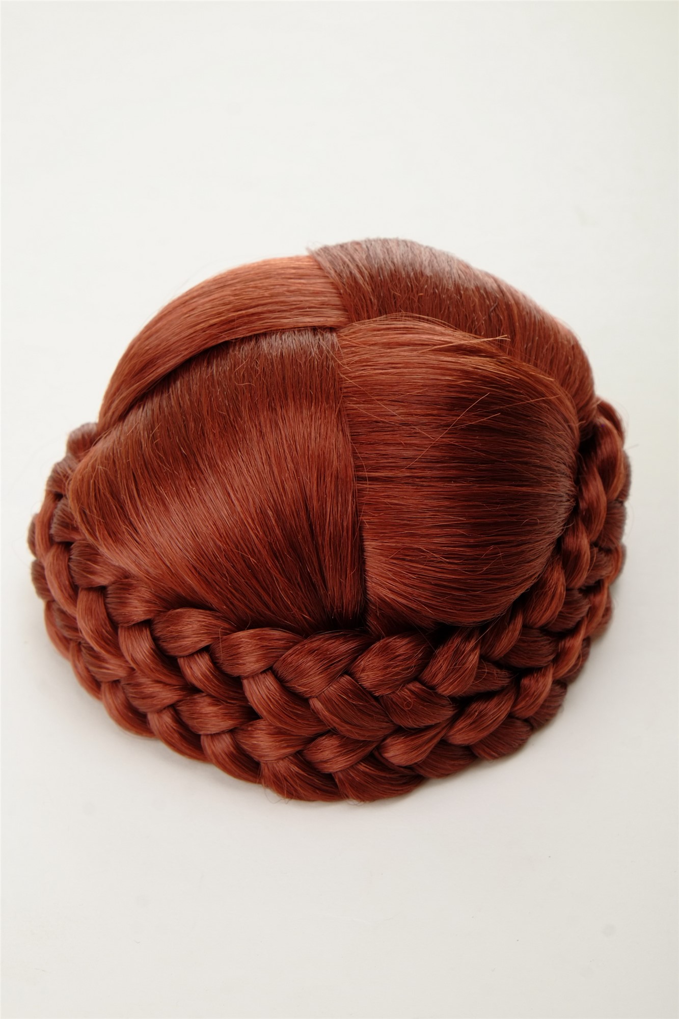 Dutt Haarteil geflochten Haarknoten Kupferrot N796-350, Ansicht 3, WIG ME UP: Ihr Perücken Online Shop geflochtener Dutt Haarteil Kupferrot