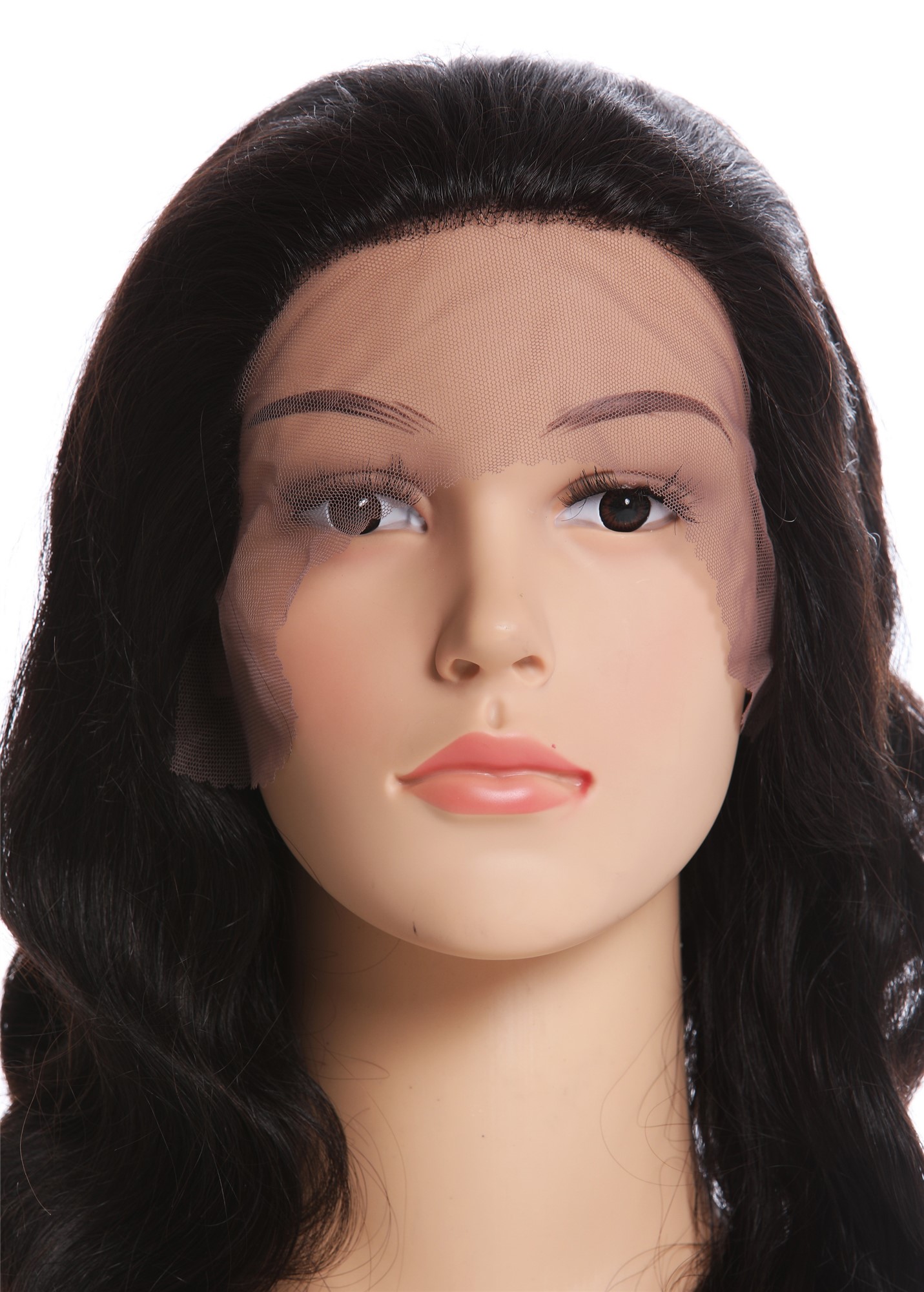 Lady wig real human hair uncoloured lace front long brown wavy RGH-5382N-HH-LF, view 5, WIG ME UP: Your Perücken Online Shop Quality Wigs, Ladies, Brown, wavy, long, Real Human Hair