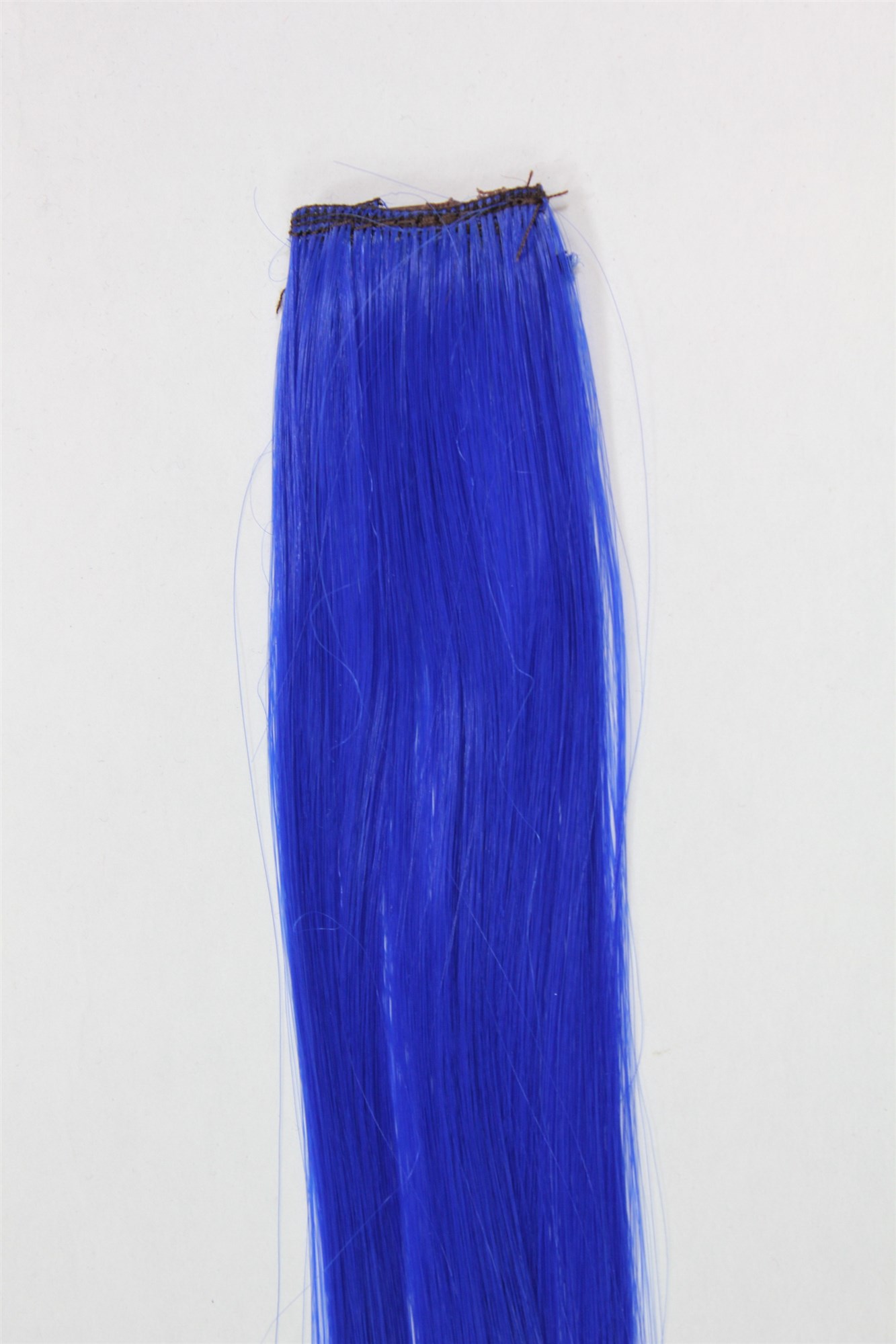 1 Clip Extension Strähne glatt 65 cm Königsblau YZF-P1S25-T2512, Ansicht 2, WIG ME UP: Ihr Perücken Online Shop glatte Extensions Königsblau 63 cm lang