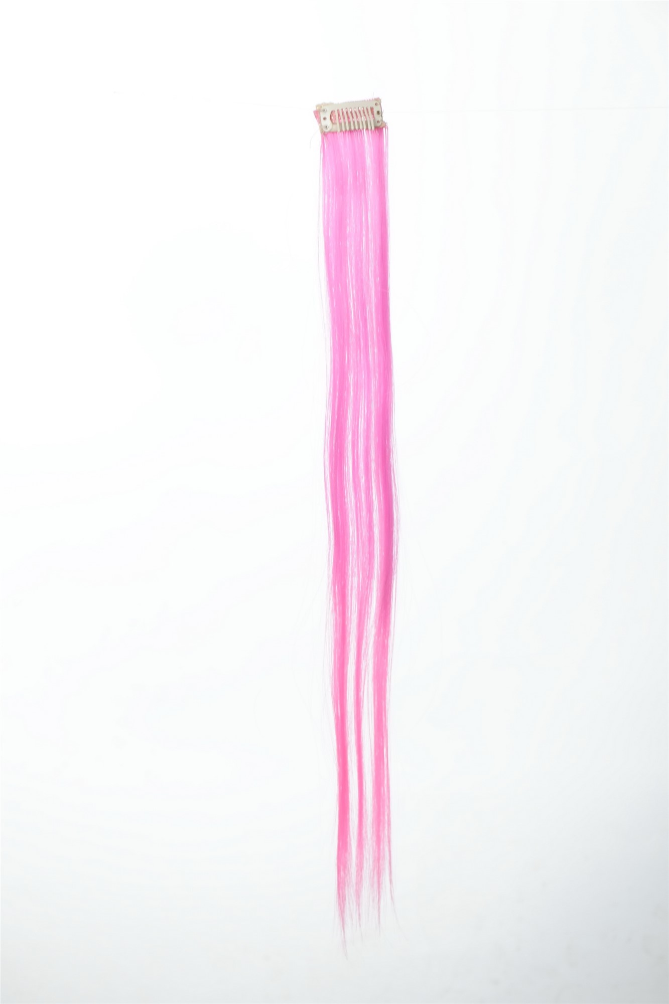 glatte Extensions Hellrosa-Neonrosa-Mix 45 cm lang