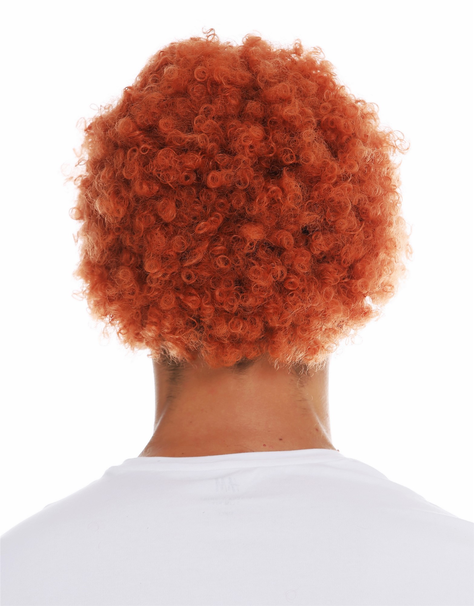 Wig woman man Halloween carnival short thick afro frizzy curls red MMAM-9M, view 3, WIG ME UP: Your Perücken Online Shop Party Wig, Unisex, henna red, curled, short