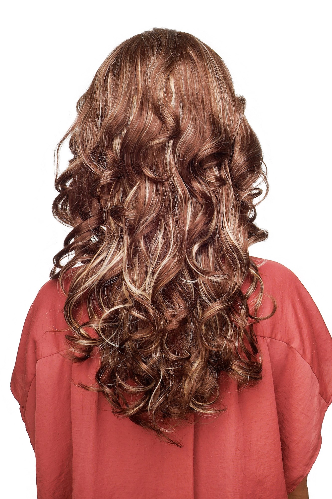 hochwertige Qualitätsperücken, Perücke Gesträhnt Diva Wellig WL-3010-6H24B, Ansicht 4, WIG ME UP: Ihr Perücken Online Shop wellige Tressen-Perücke Mittelbraun-Hellblond-Mix lange Haare für Damen